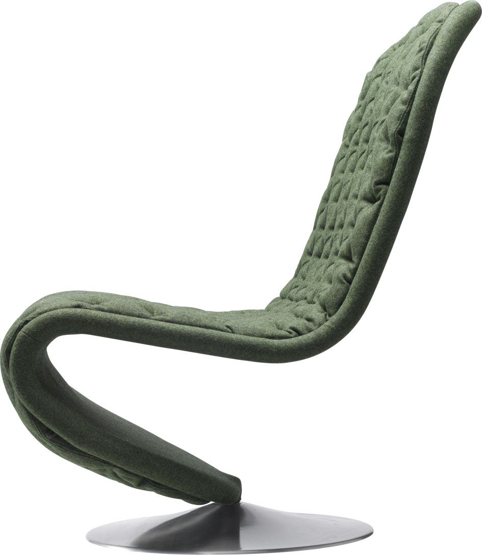 System 1-2-3 Lounge Deluxe Fauteuil à pied rond Verpan 