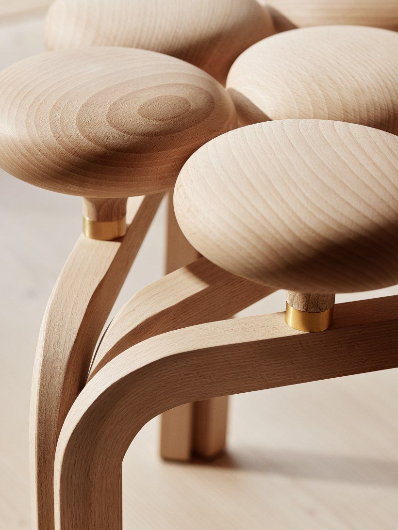 Tabouret Utzon Stool Fritz Hansen