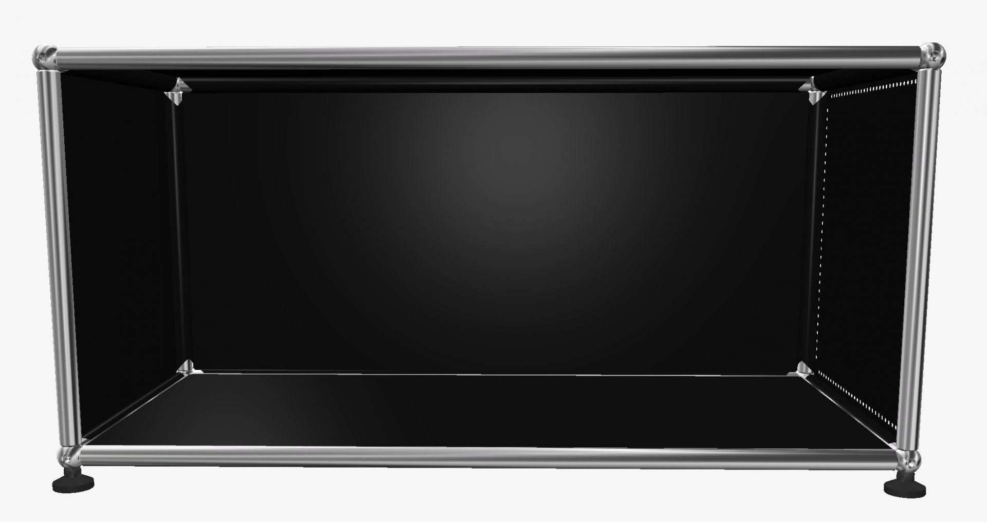 USM Haller Lowboard Ouvert Noir graphite - FAST DELIVERY