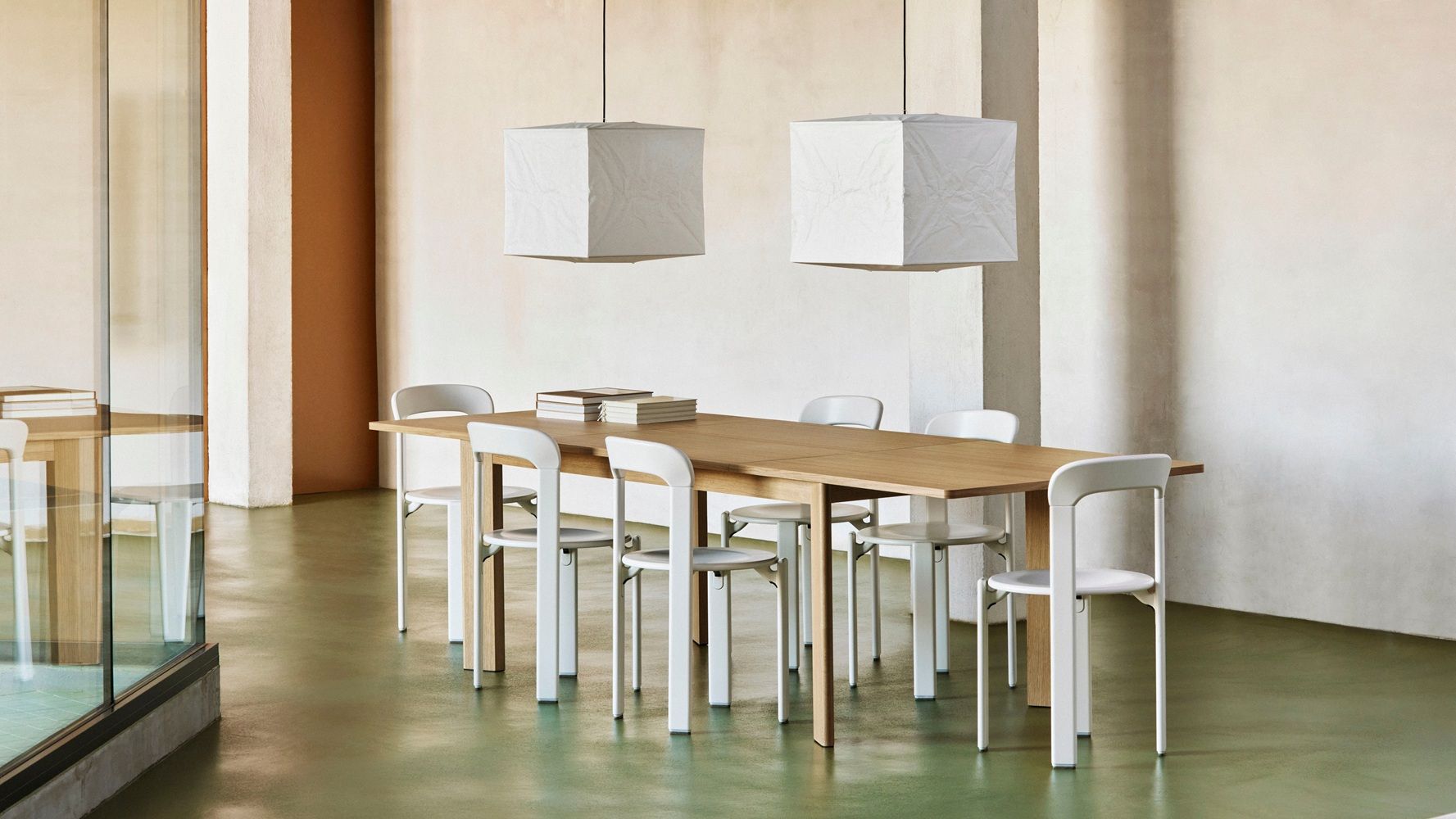 Paper Shade CUBE Classic white Abat-jour Hay