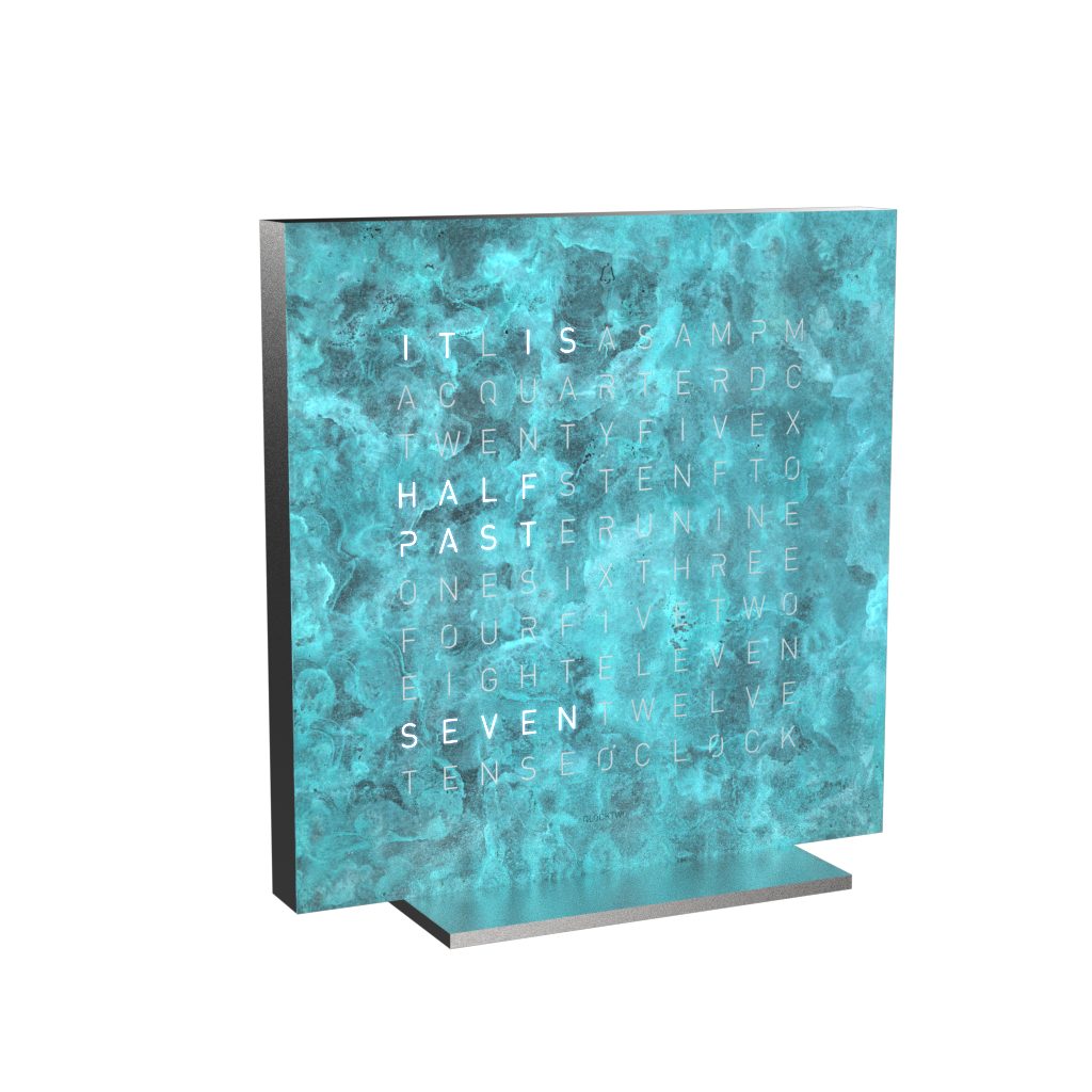  Earth 13.5 Creator's Edition Horloge de table version / Montre Anglais QLOCKTWO