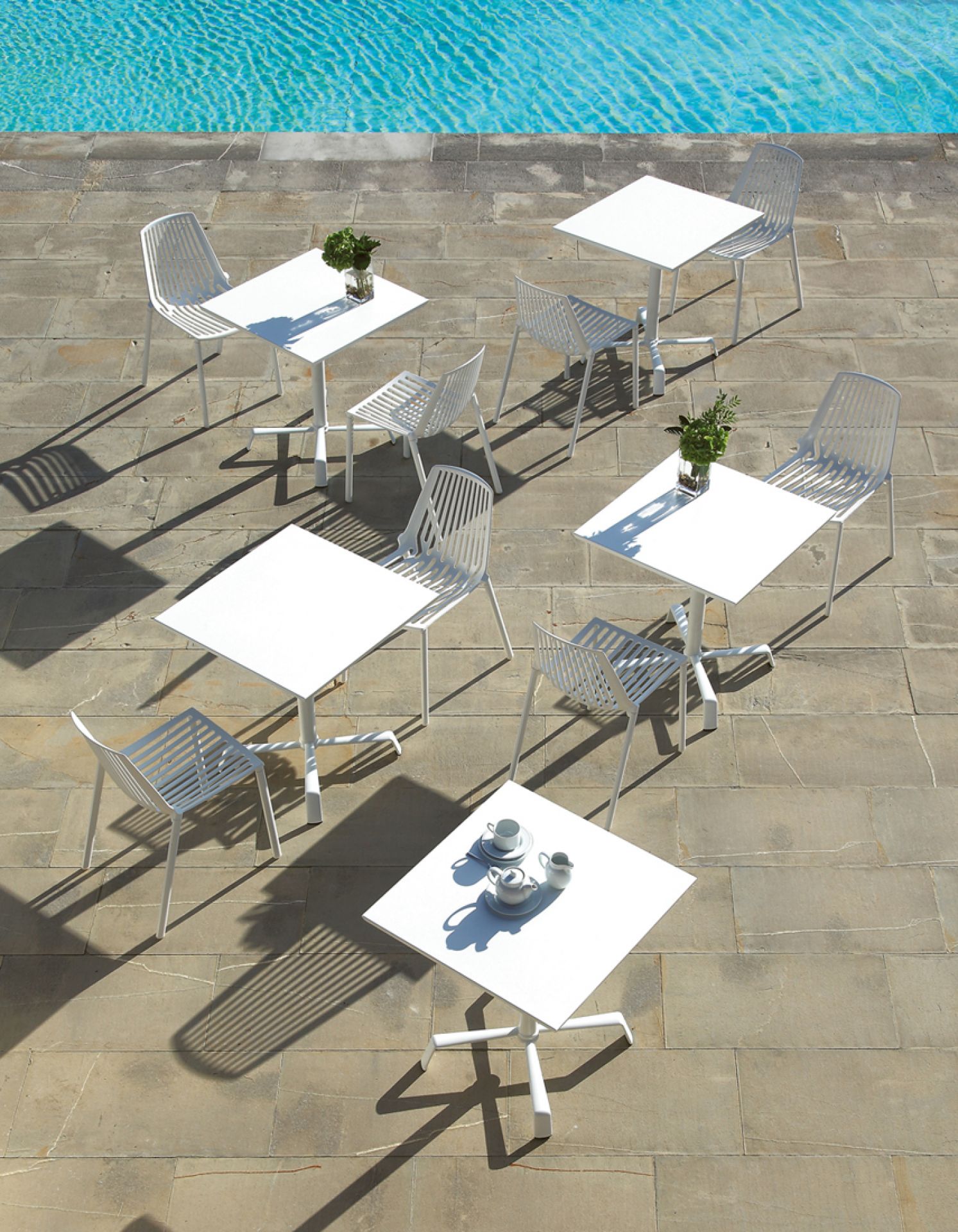 Rion outdoor chaise set de 2 Fast