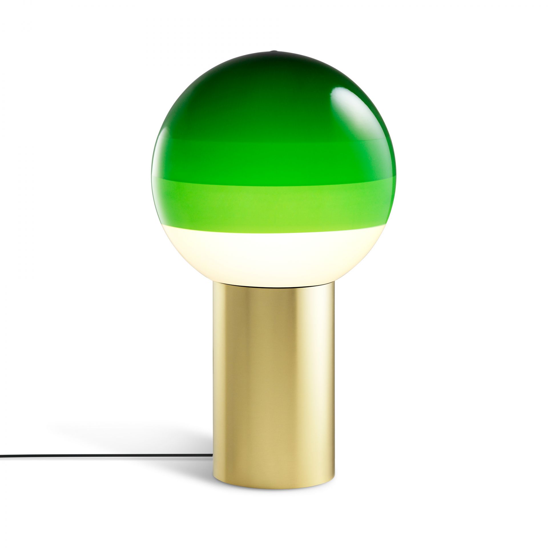 Dipping Light M LED Lampe de table Marset vert - laiton
