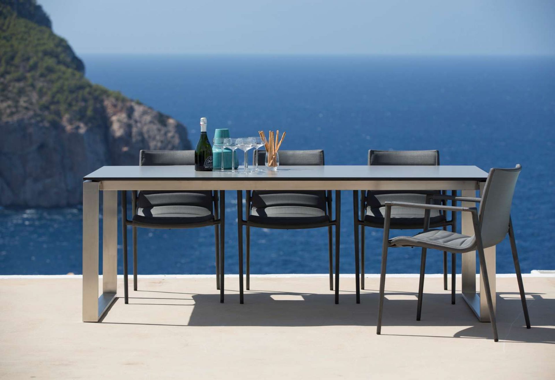 Core Outdoor Chaise AirTouch Gris Cane-Line OFFRE SPECIALE