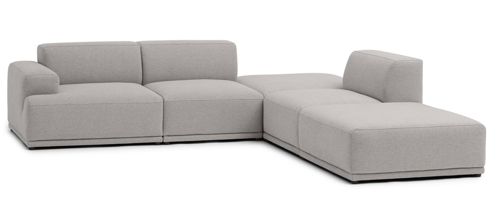 Connect Soft Modular Canapé d'angle Clay 12 Configuration 3 Muuto