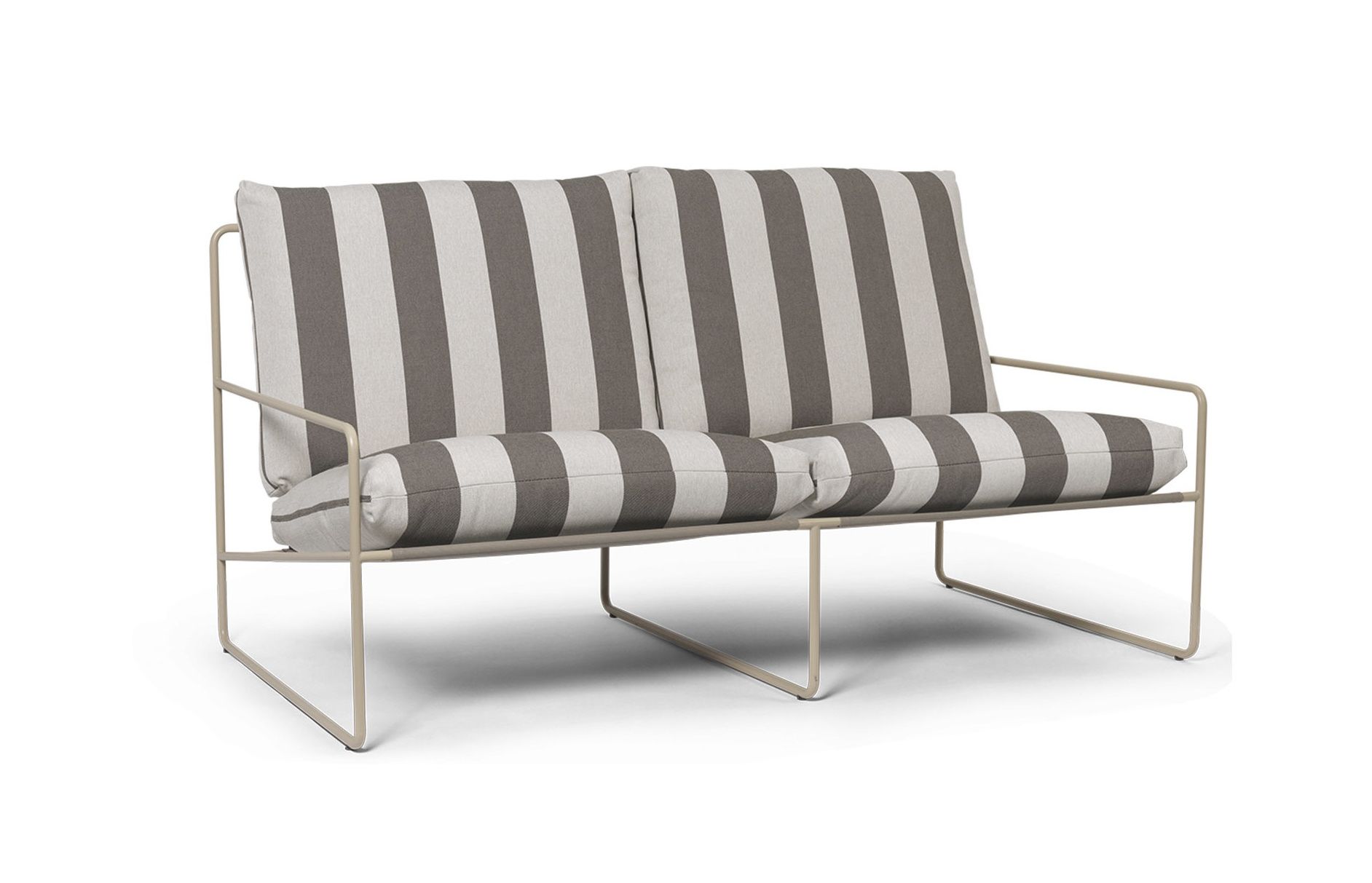 Desert Canapé d'extérieur 2 places à rayures Structure Cashmere Ferm Living