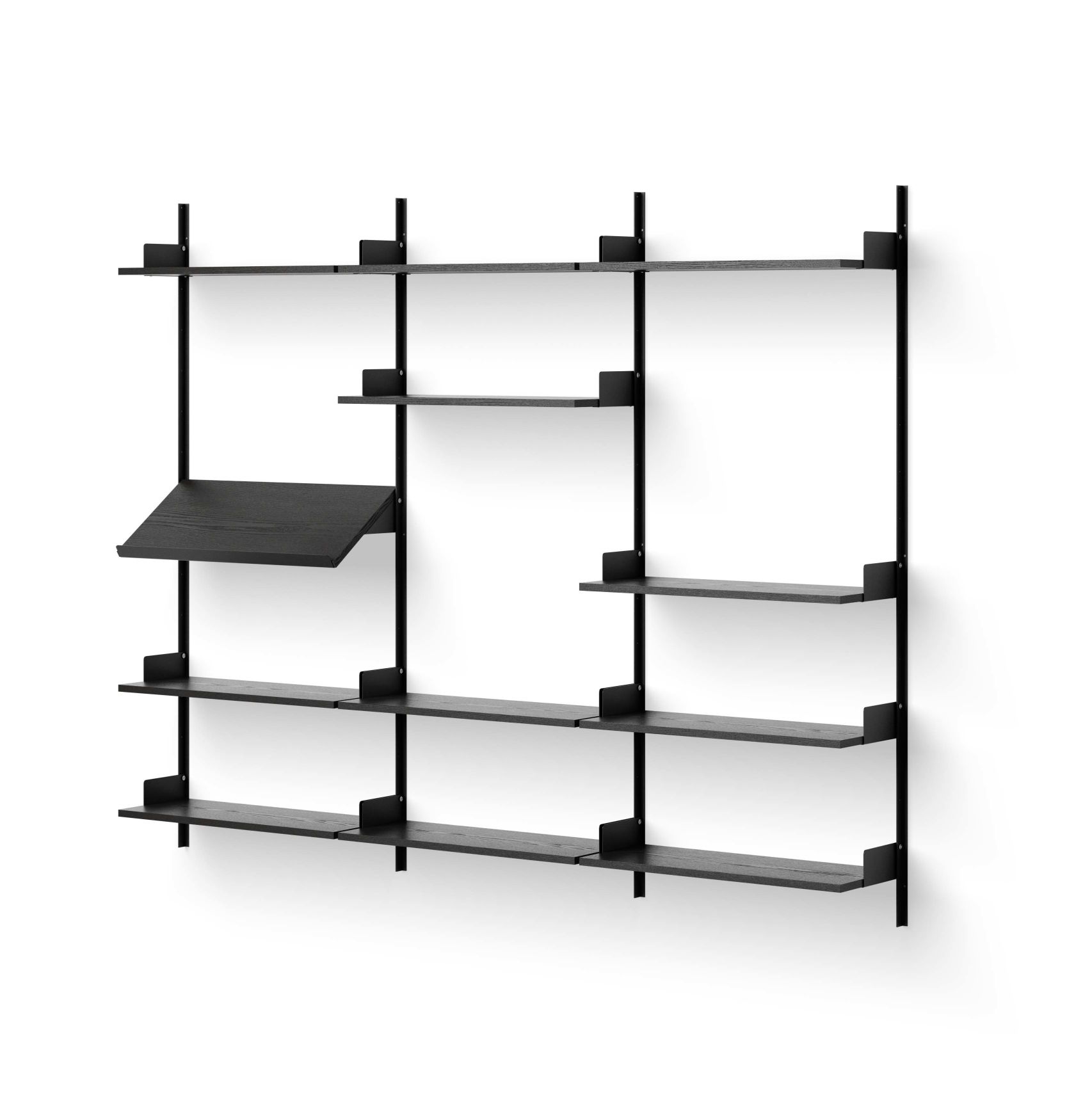 Display 1900 étagère murale frêne noir New Works
