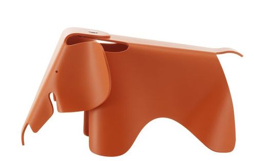 Eames Elephant Small petit RE Vitra Rouge Orange