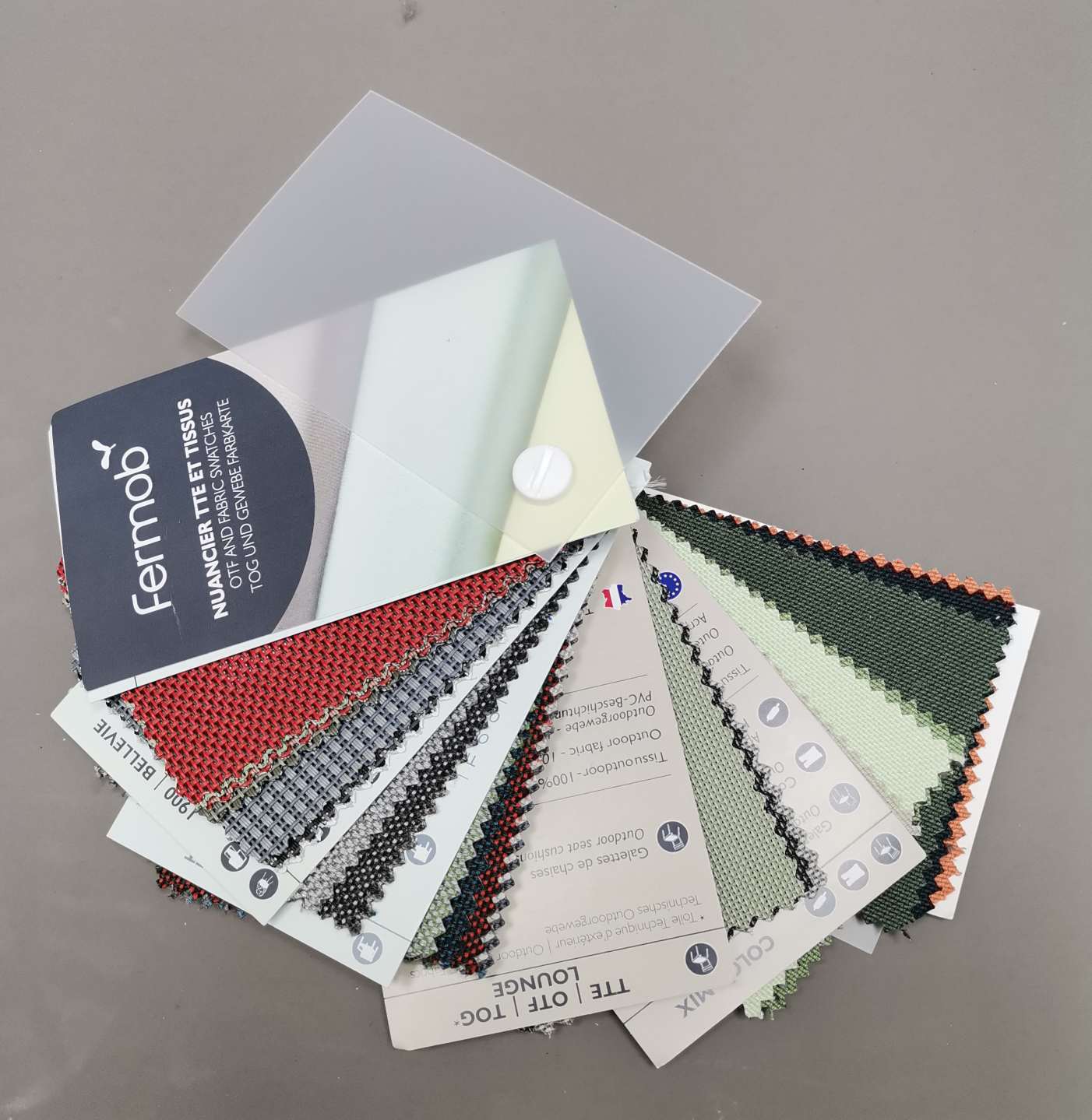 Échantillon de couleurs Carte de couleurs TOG Fermob 