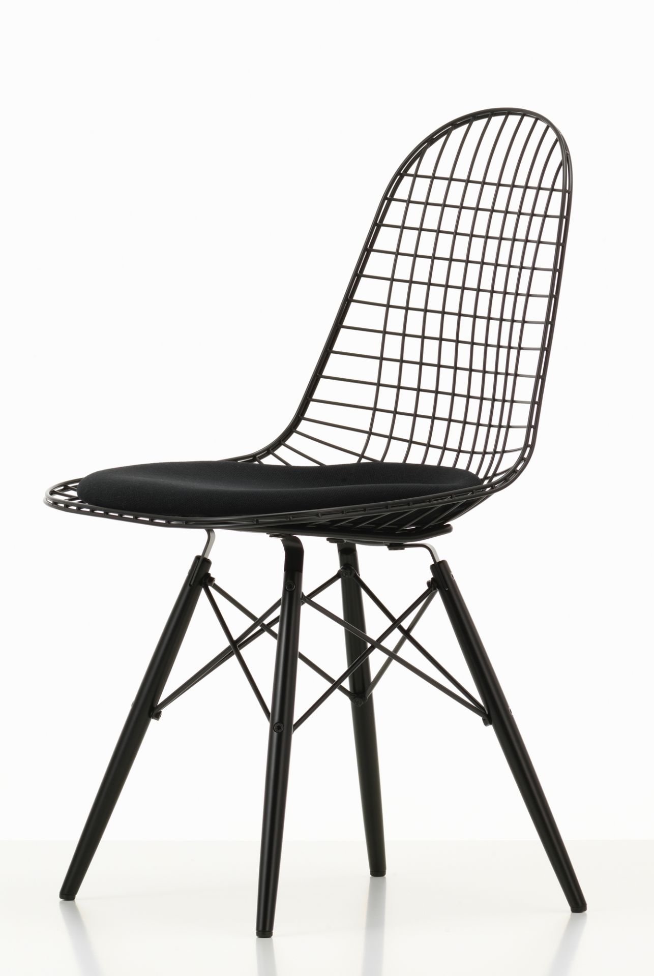 DKW-5 Wire Chair Chaise avec coussins Vitra