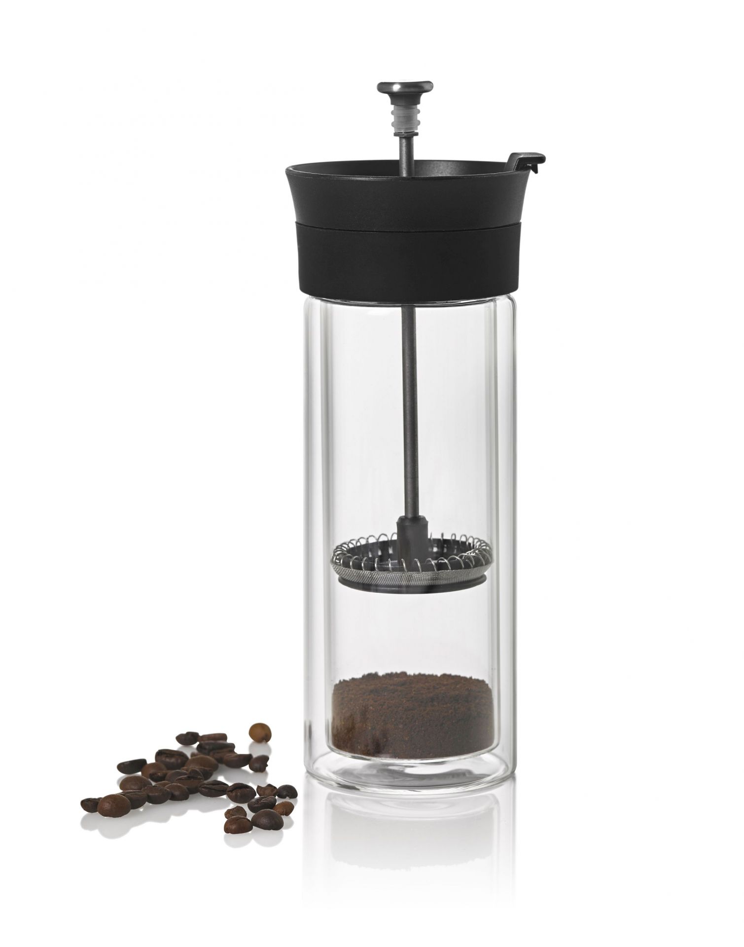 Tasse à café French-Press à double paroi verre thermique AdHoc OFFRE SPECIALE