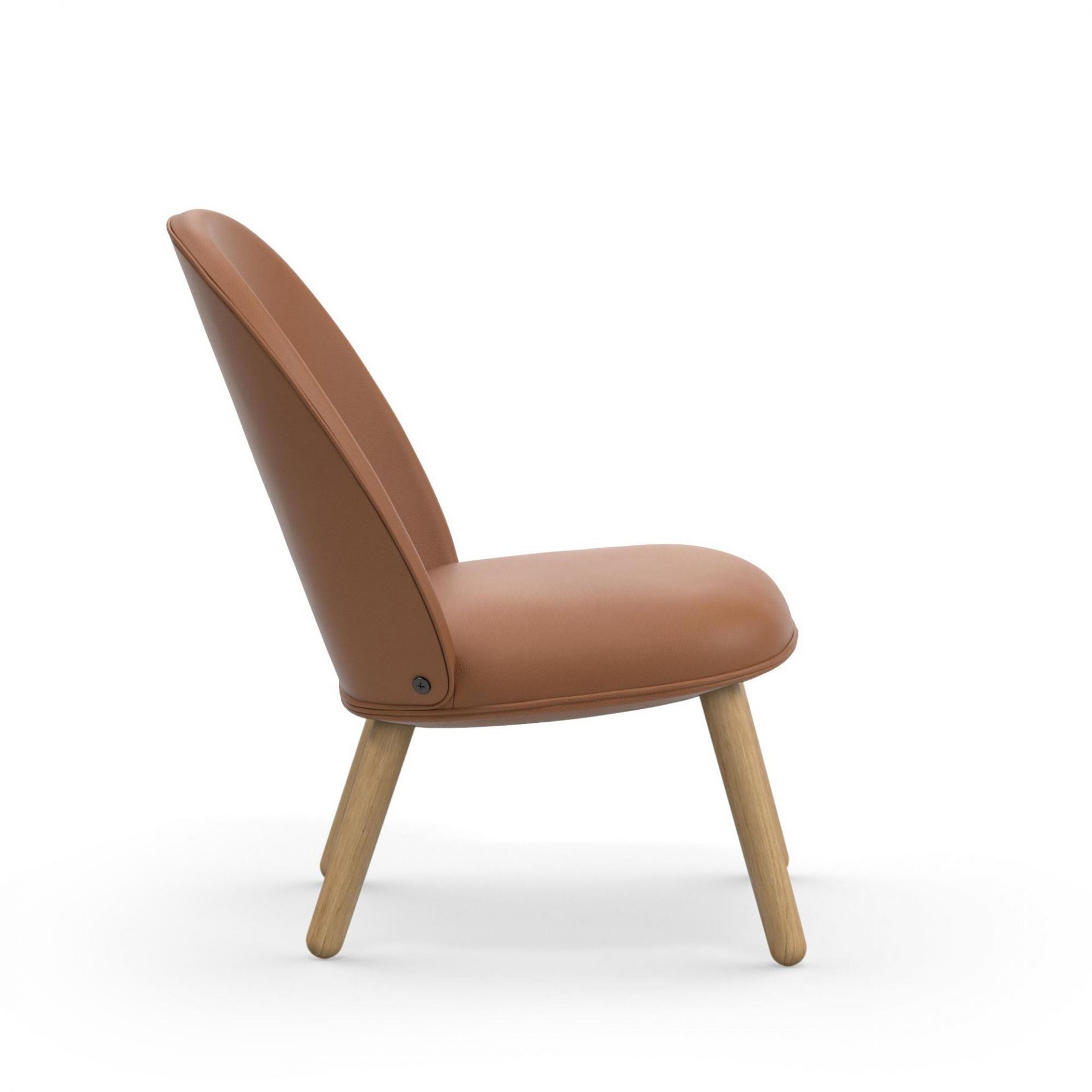 Chaise Ace Lounge chêne Normann Copenhagen Ultraleather