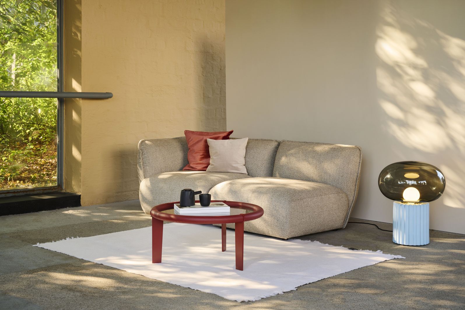 Boia Table basse rouge Favius