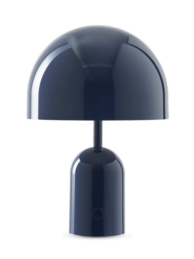 Bell Portable LED Table lamp lampe à batterie / lampe de table Tom Dixon Blaue Bell Portable LED Tischleuchte von Tom Dixon, moderne Akkuleuchte für den Innenbereich.