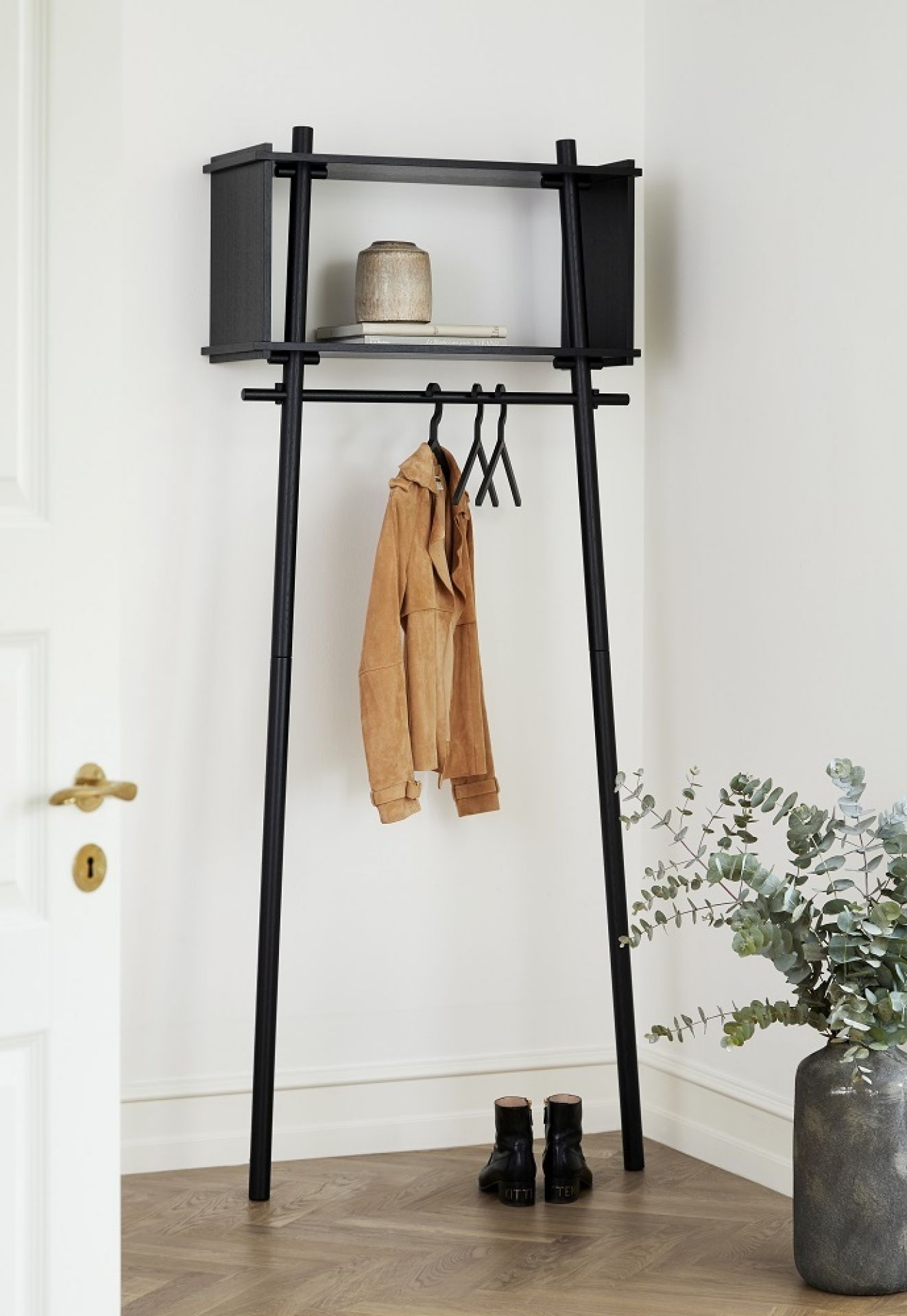 Töjbox vestiaire Woud Lx80 cm chêne noir