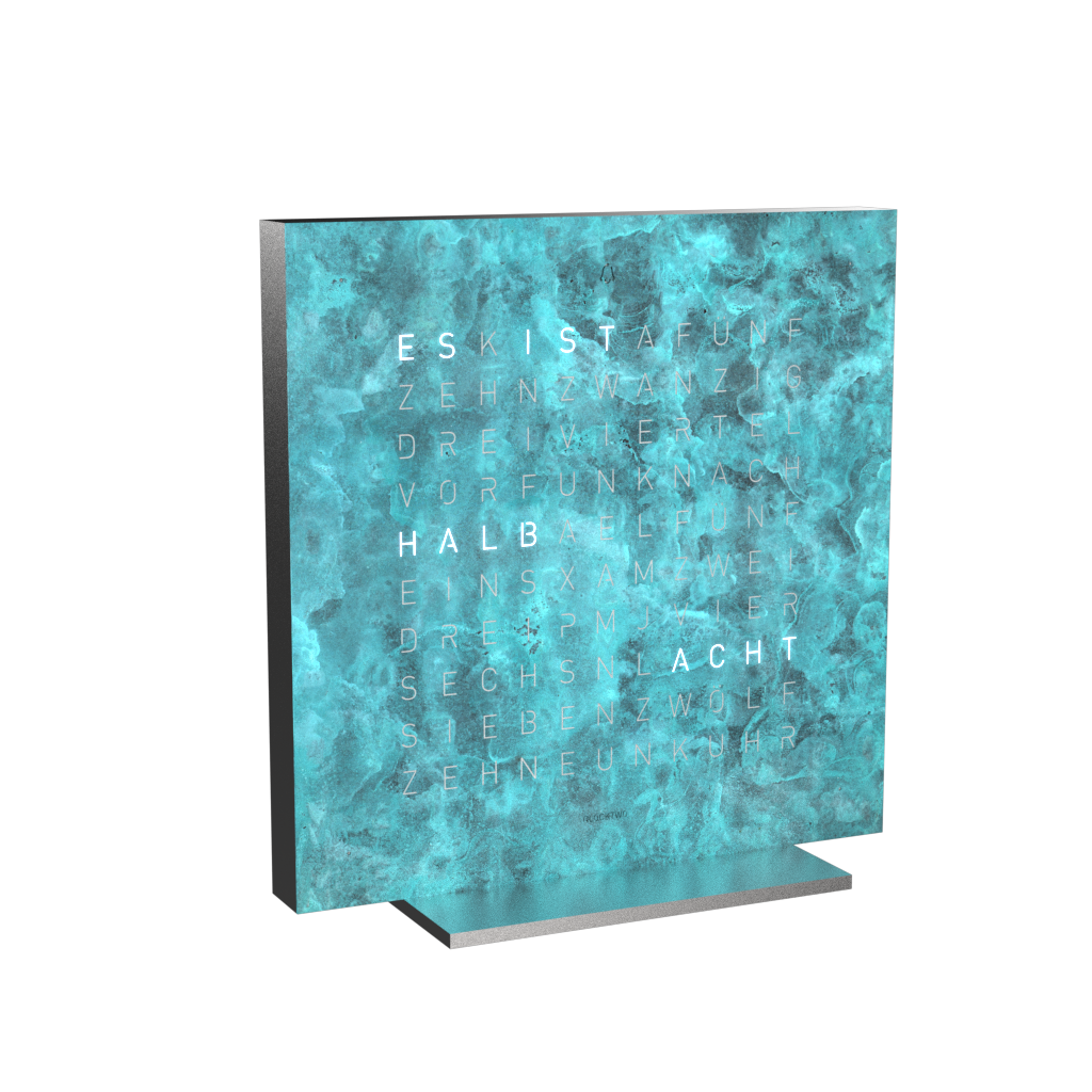 Earth 13.5 Creator's Edition Horloge de table version / Montre Allemande QLOCKTWO