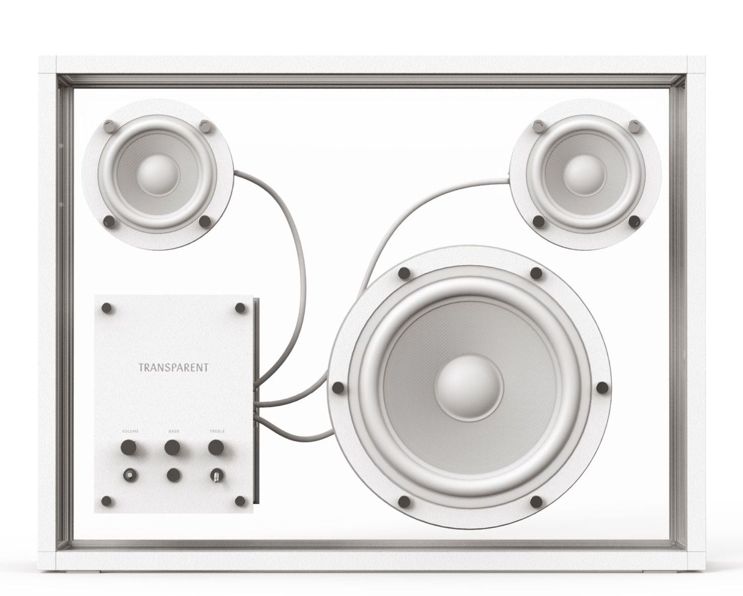 Haut-parleur transparent Transparent
