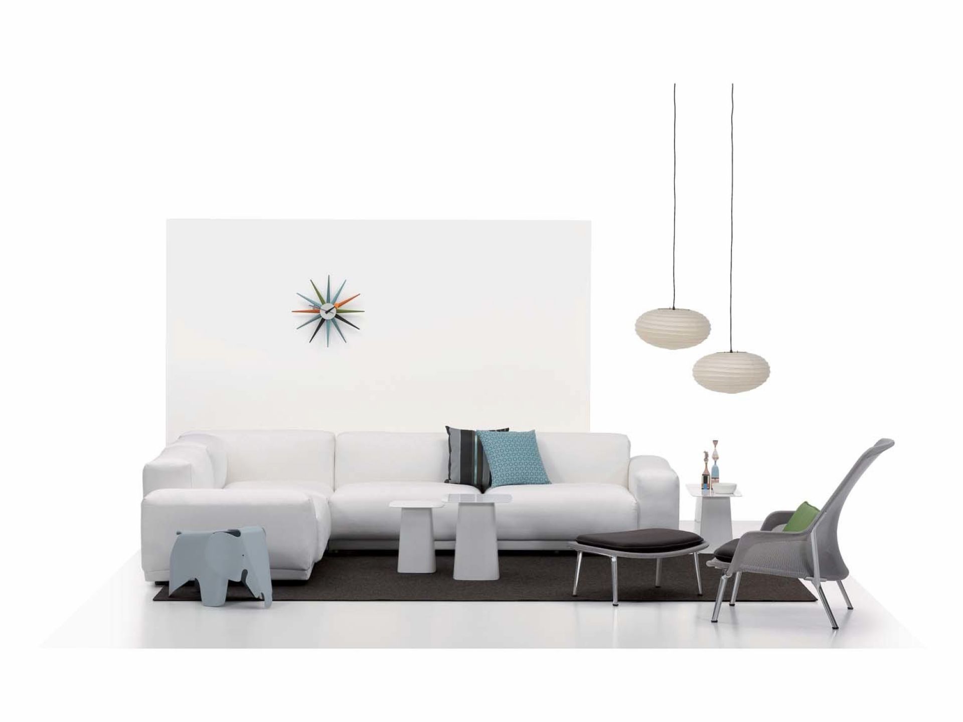 Sunburst Clock Horloge Murale Vitra