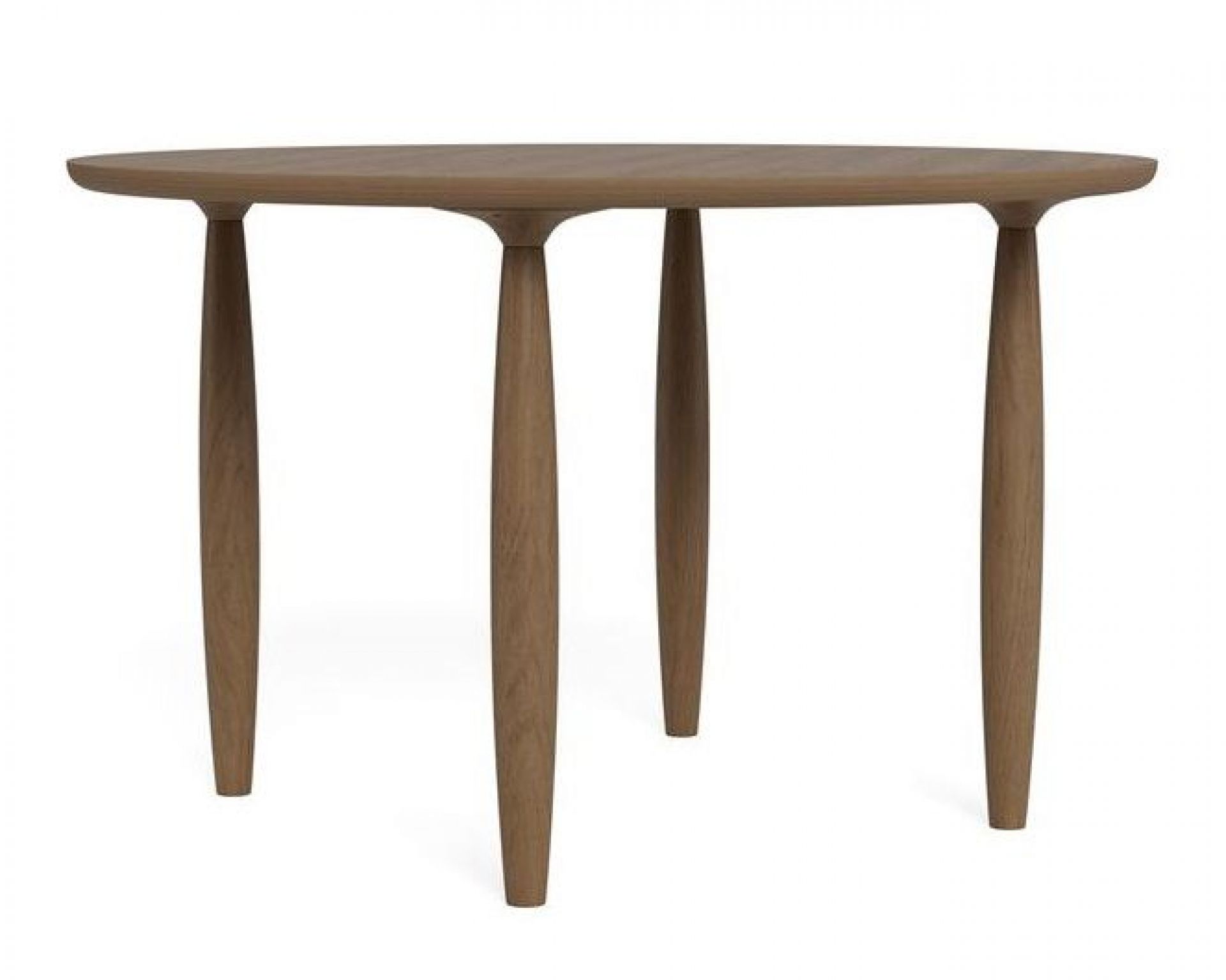 Oku table à manger ronde chêne clair fumé  Norr11