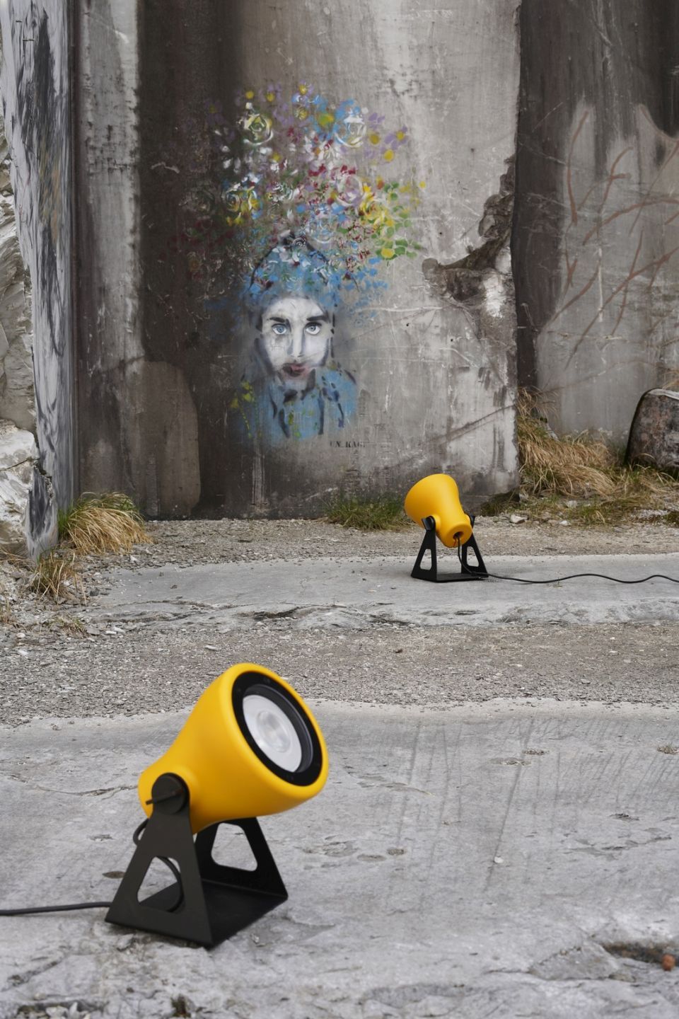 Mini Frog Outdoor Luminaire Jaune Martinelli Luce
