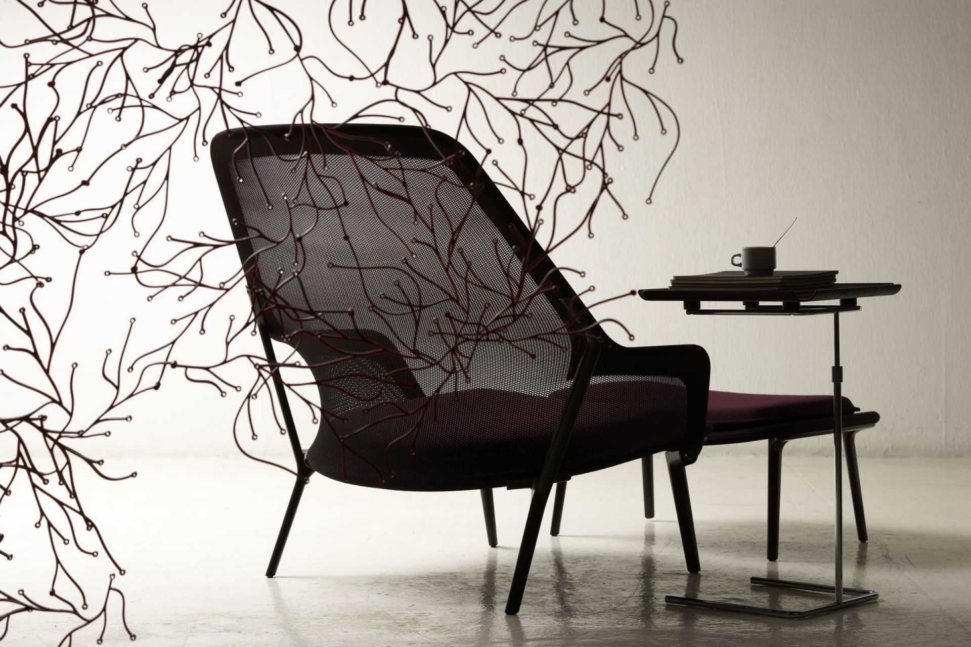 Slow Chair &amp; Ottoman Fauteuil Vitra