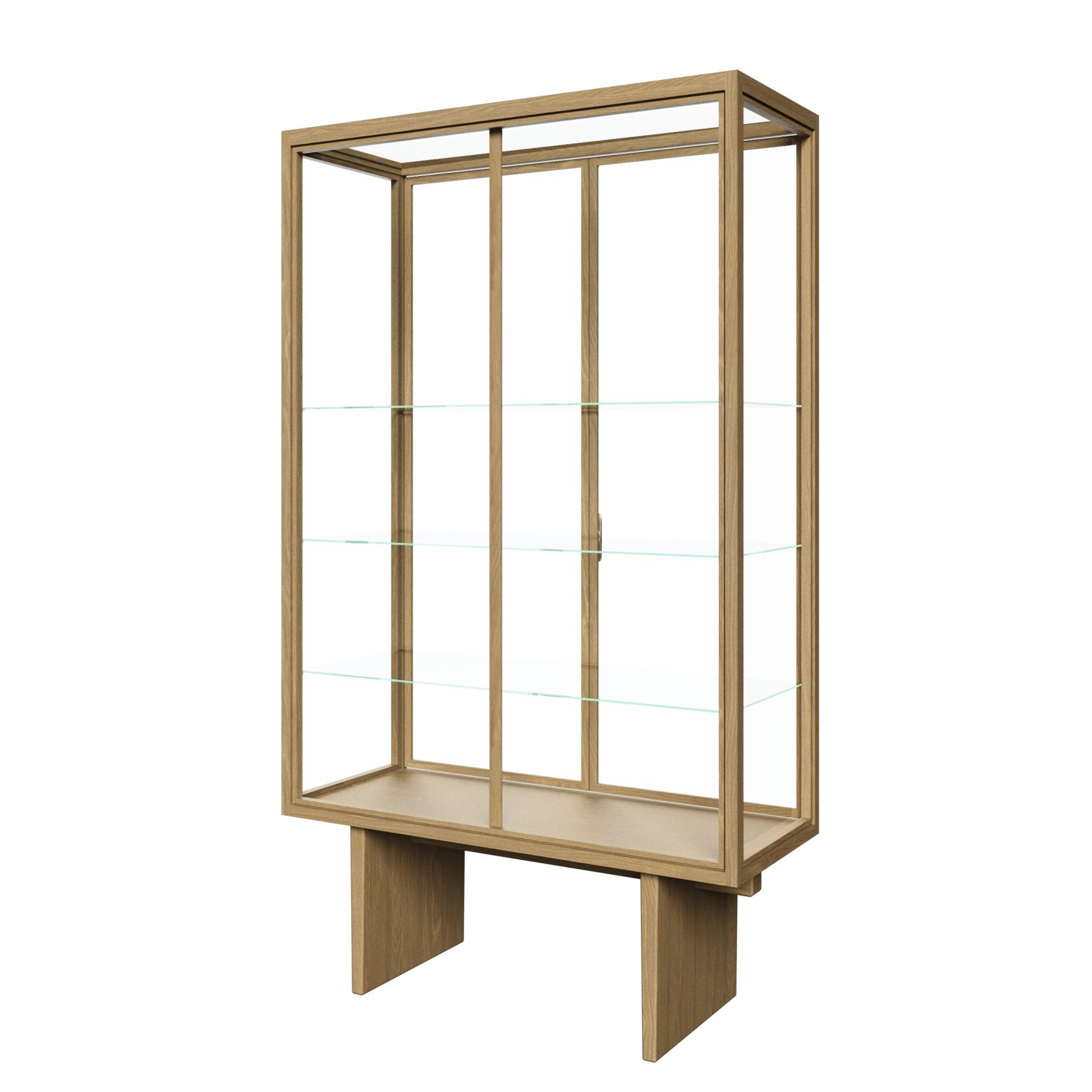 Private Vitrine placage en chêne teinté clair Gubi
