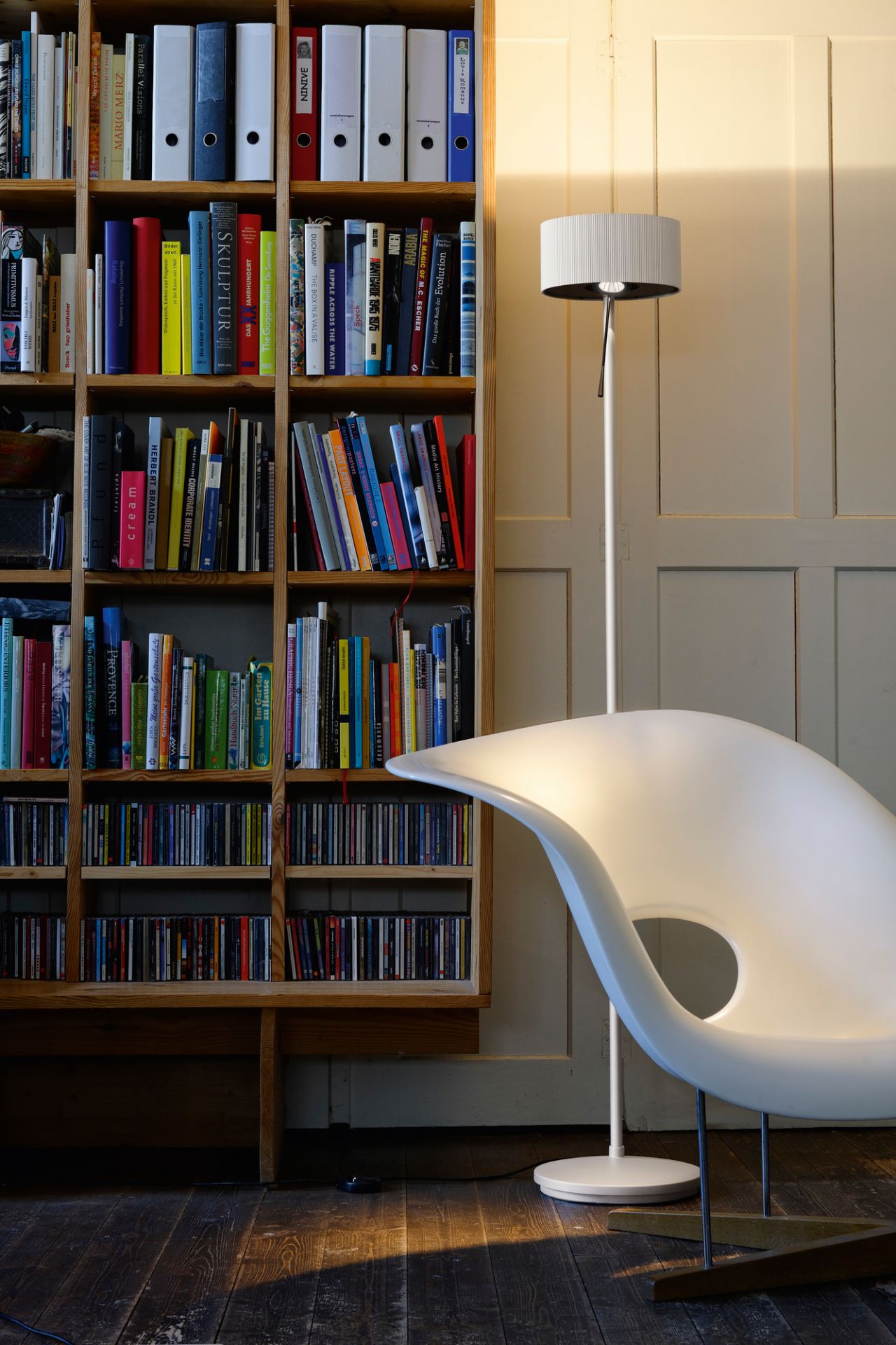 Diogenes LED Lampadaire Belux Or Gris