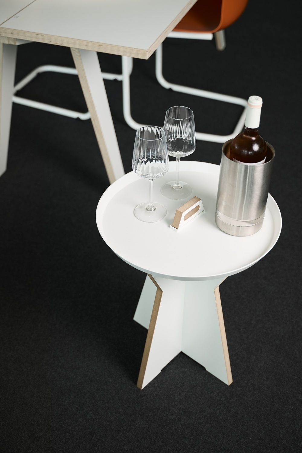 Tojo Table d'appoint portable avec plateau amovible Tojo