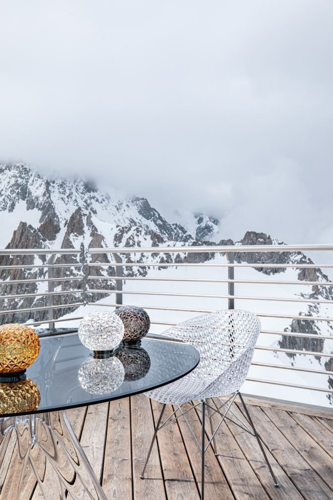 Smatrik Chaise d'extérieur Kartell blanc