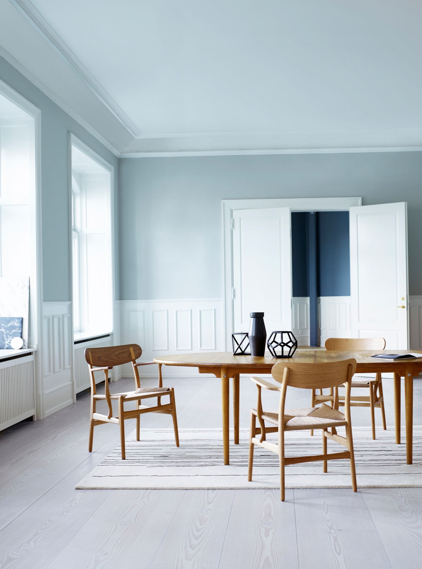 CH26 chaise en bois tresse naturelle/chêne savonné Carl Hansen &amp; Søn