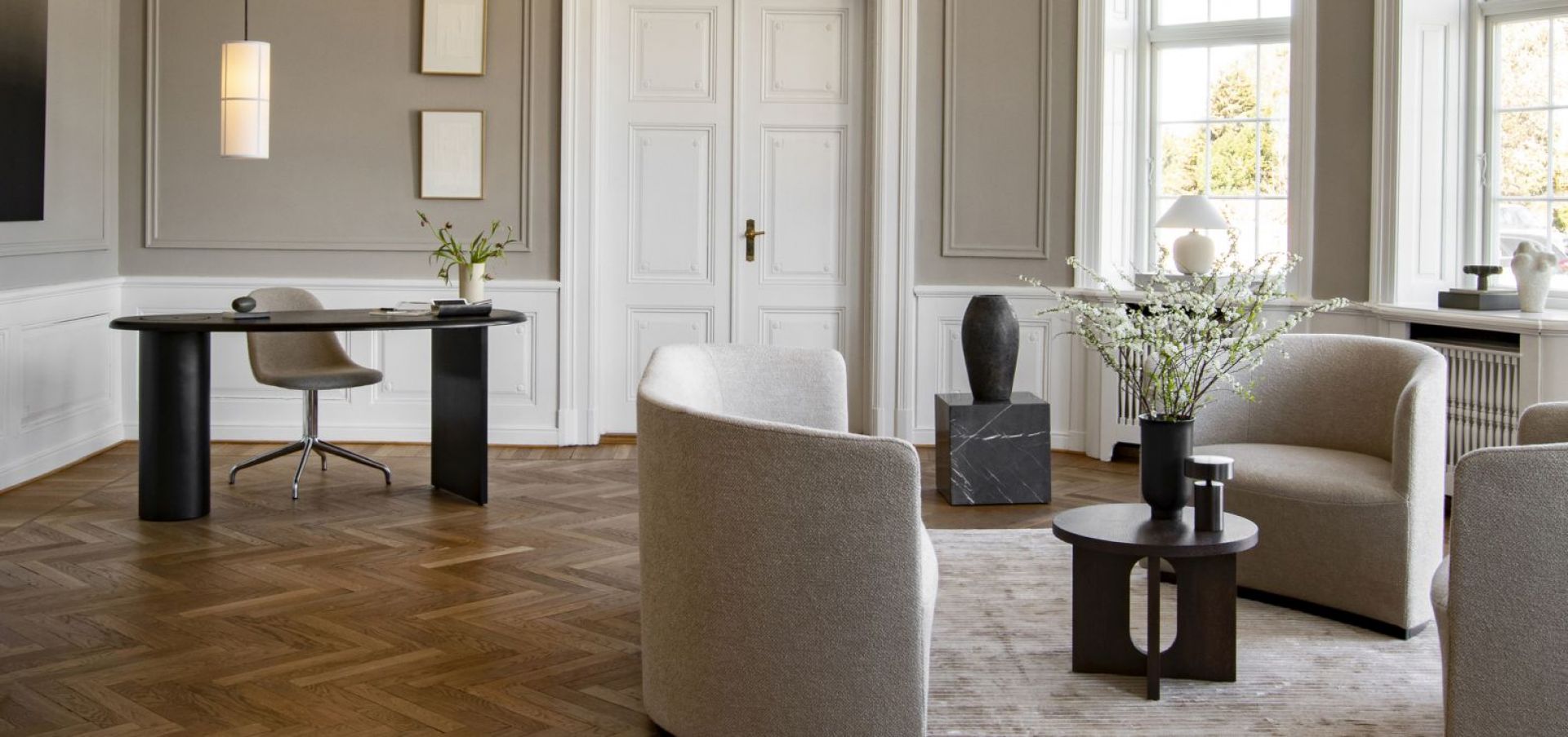 Androgyne table d'appoint Ø50 cm Audo Androgyne table d'appoint Ø50 cm Audo