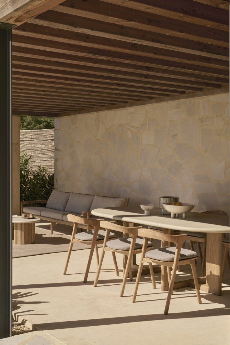 Trestle Table à manger d'extérieur Ethnicraft