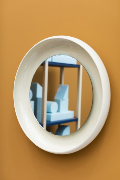 Miroir Coque avec cadre céramique Miniforms
