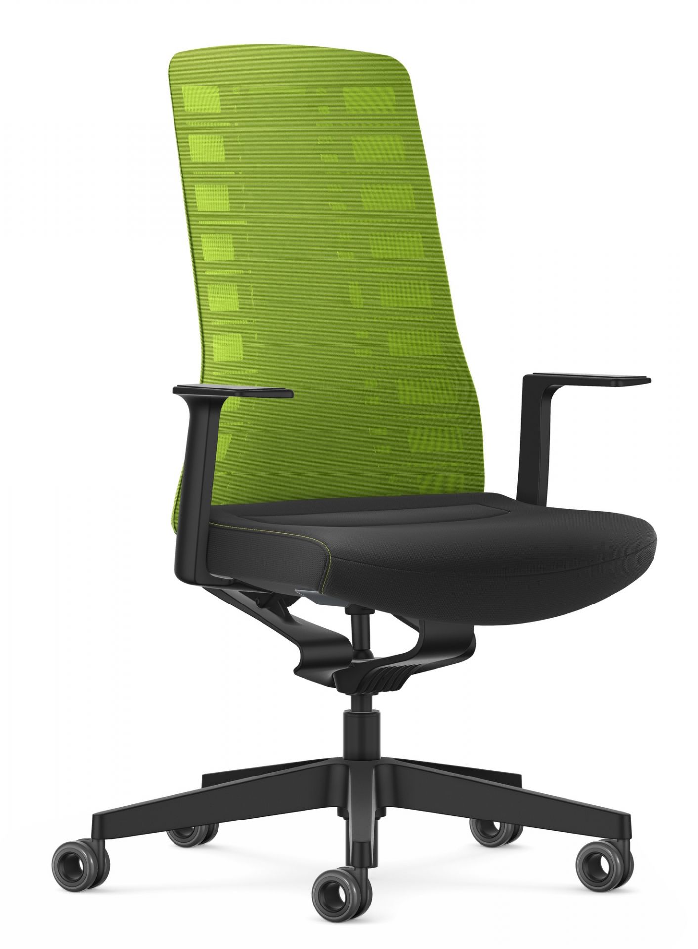 Pure Edition Active Chaise de bureau pivotante Interstuhl Blanc - gris clair