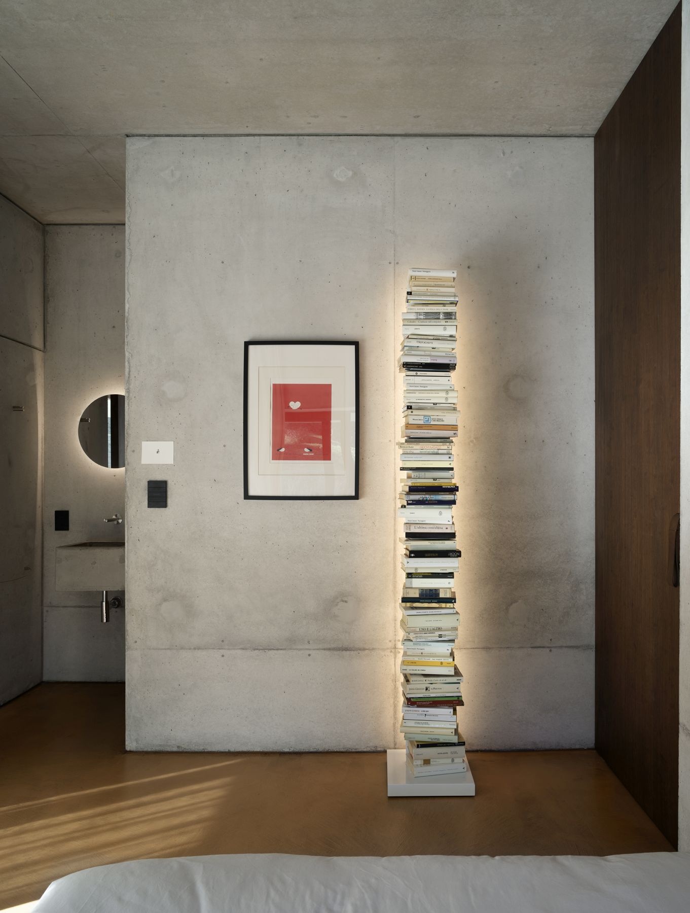Ptolomeo Luce Bibliothèque avec éclairage Opinion Ciatti