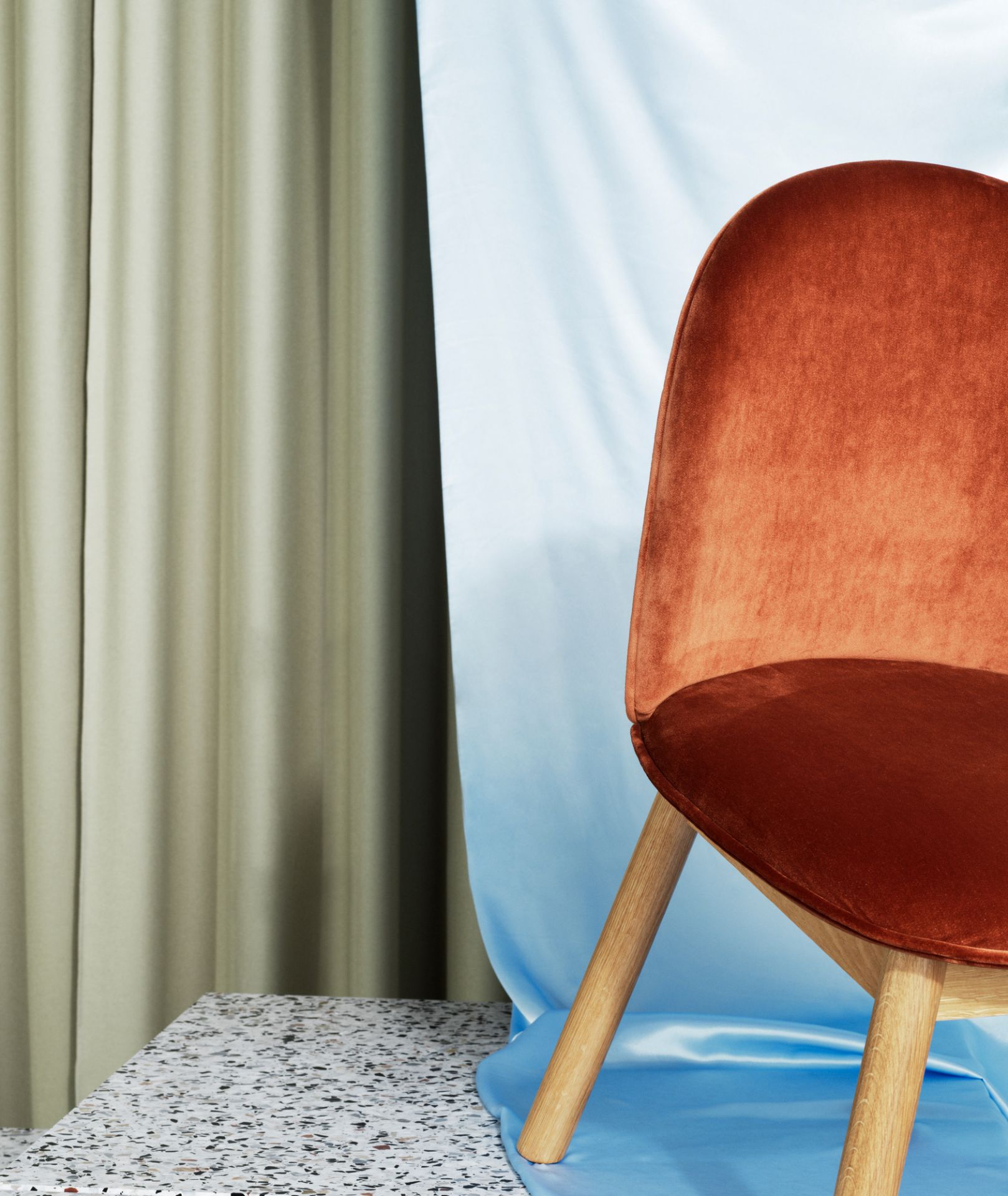 Chaise Ace Lounge chêne Normann Copenhagen Ultraleather