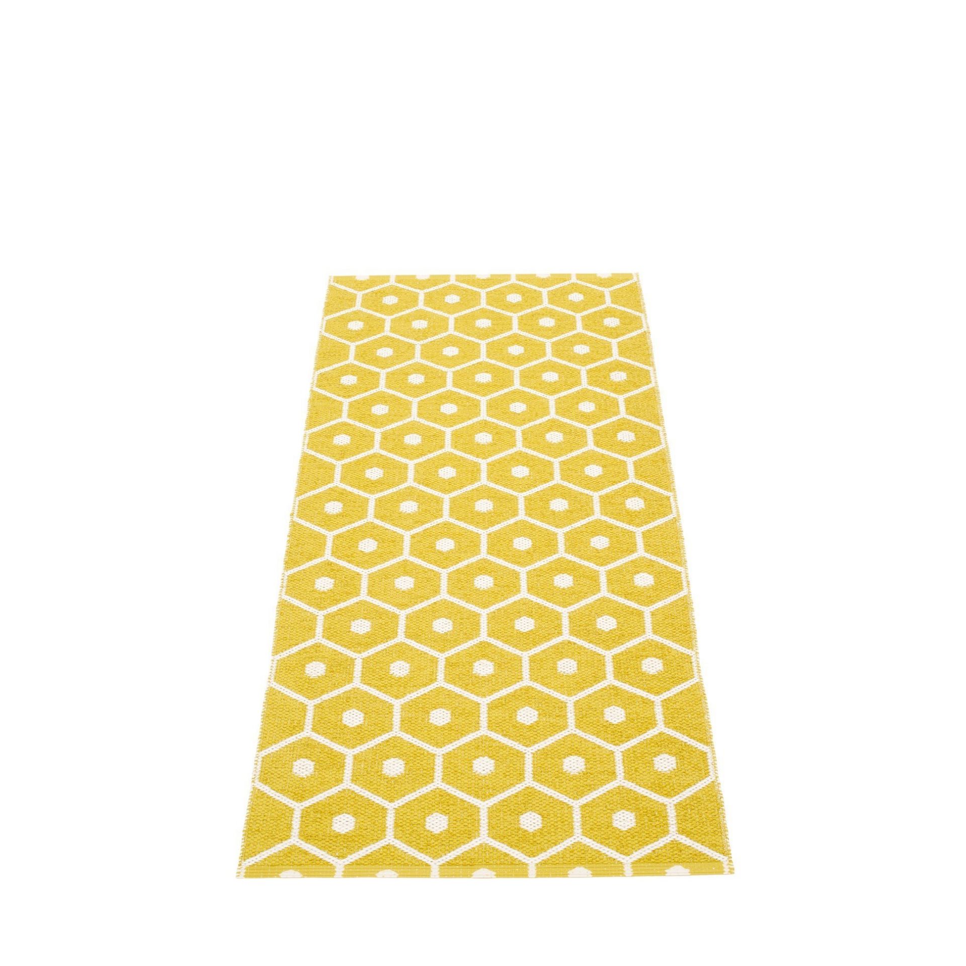 Honey Plastique Tapis 70x160 cm Pappelina Moutarde-Vanille