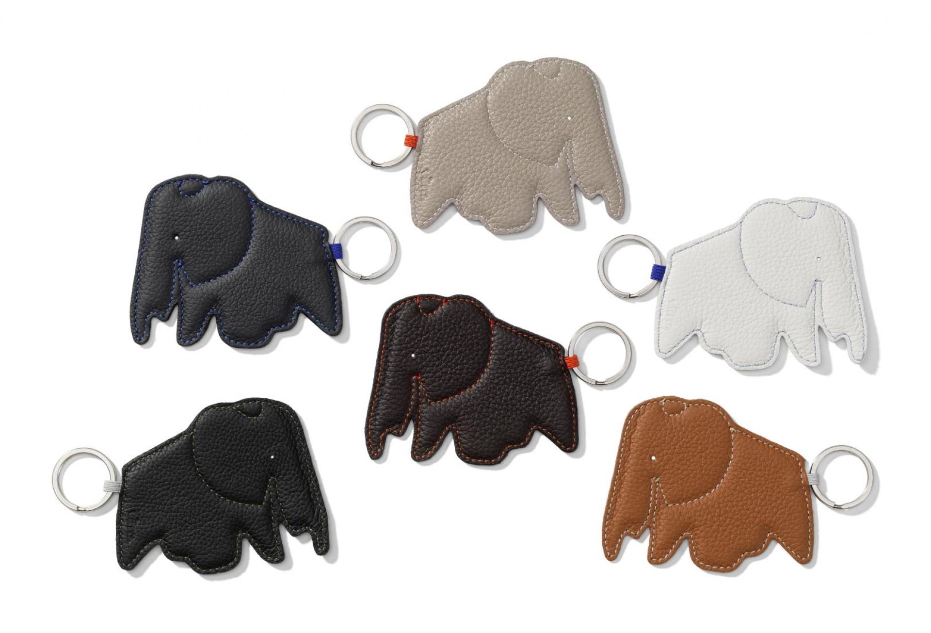 Keyring Porte-clés Elephant Vitra Cognac