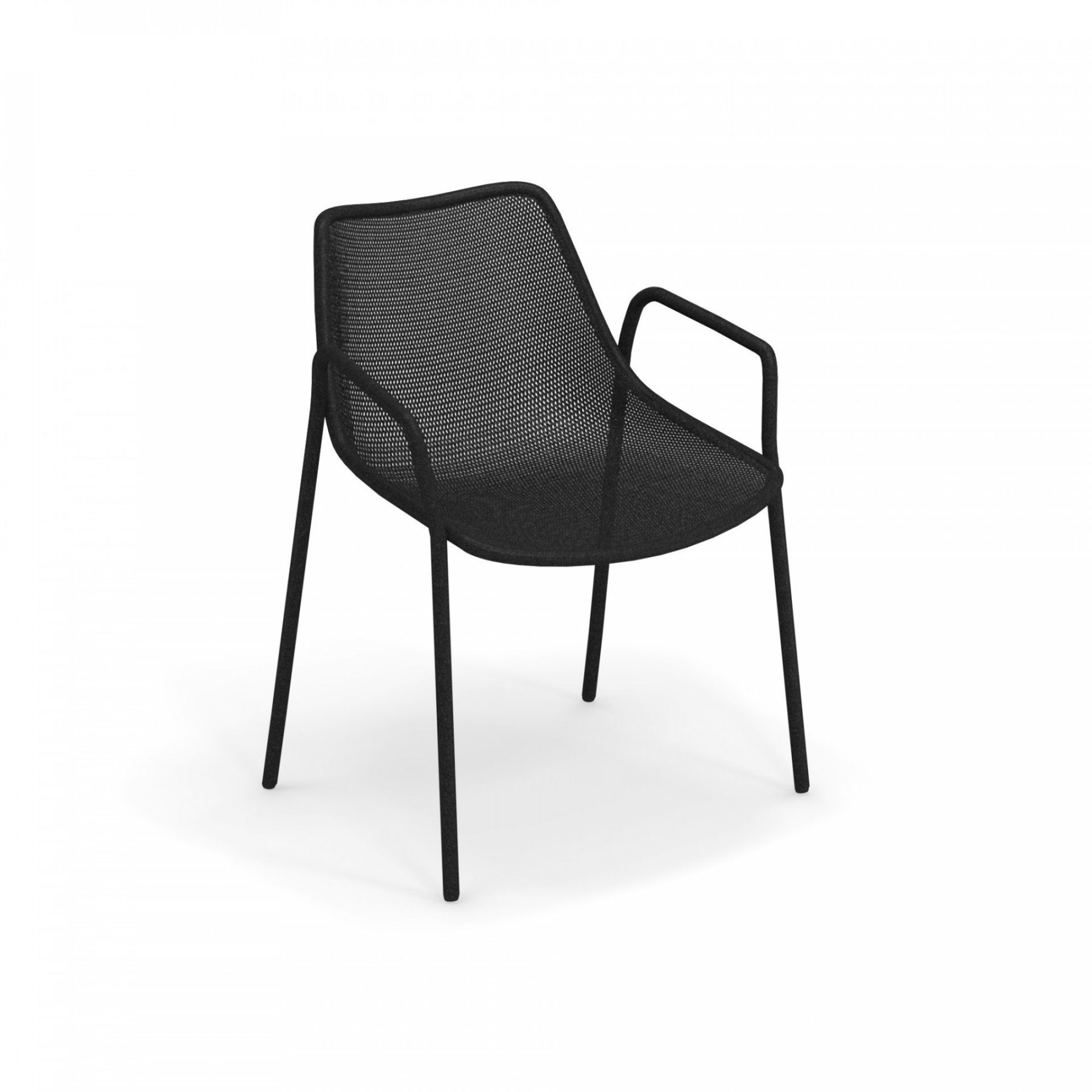 Round chaise à accoudoirs Emu