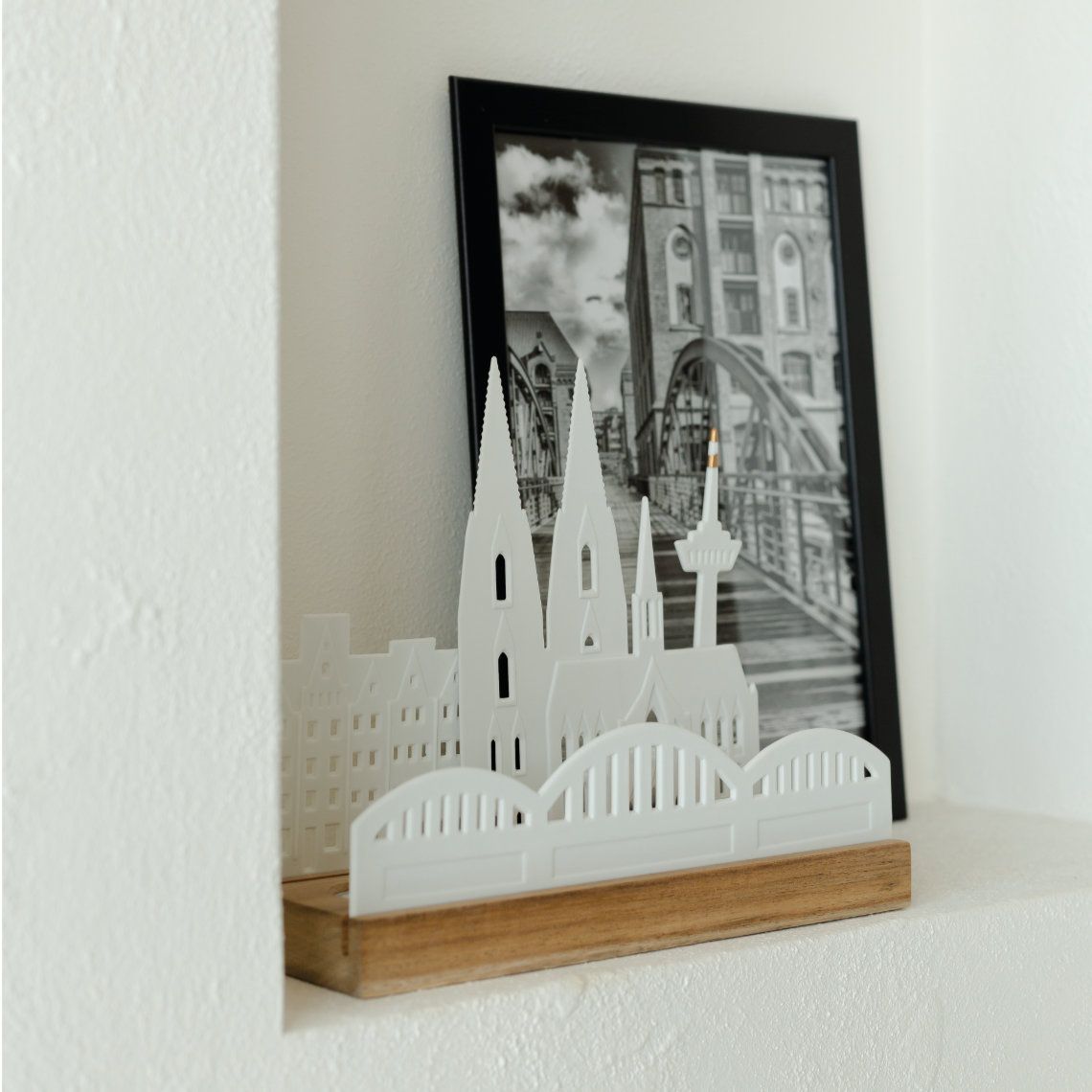 Objet lumineux Silhouette de la ville de Cologne Räder