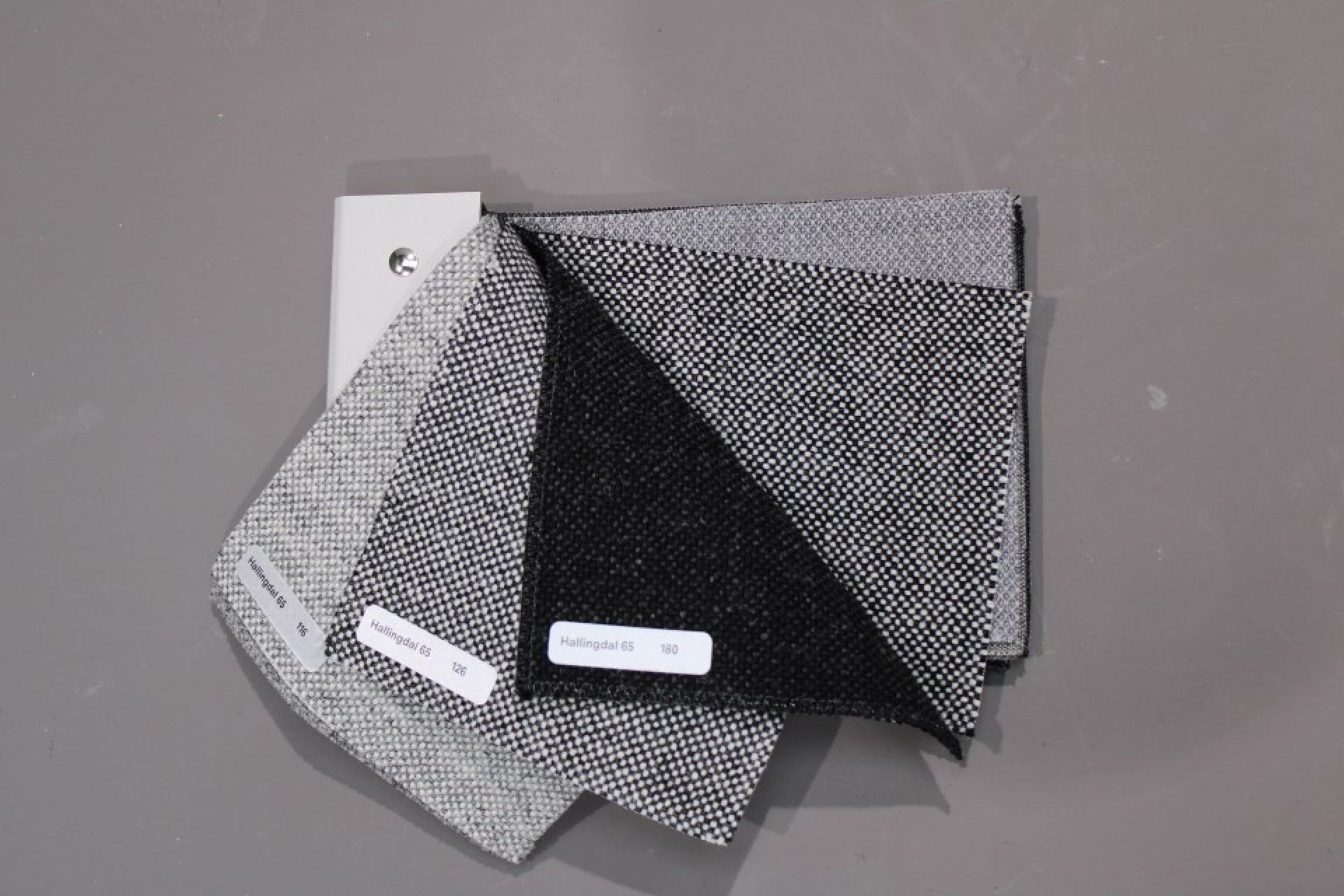 Échantillon de tissu nuances de gris Hay