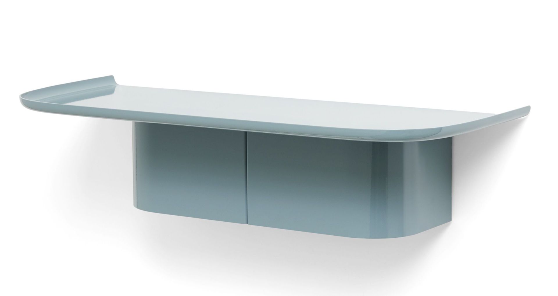 Corps Shelf Small 4 hooks Étagère murale Hay