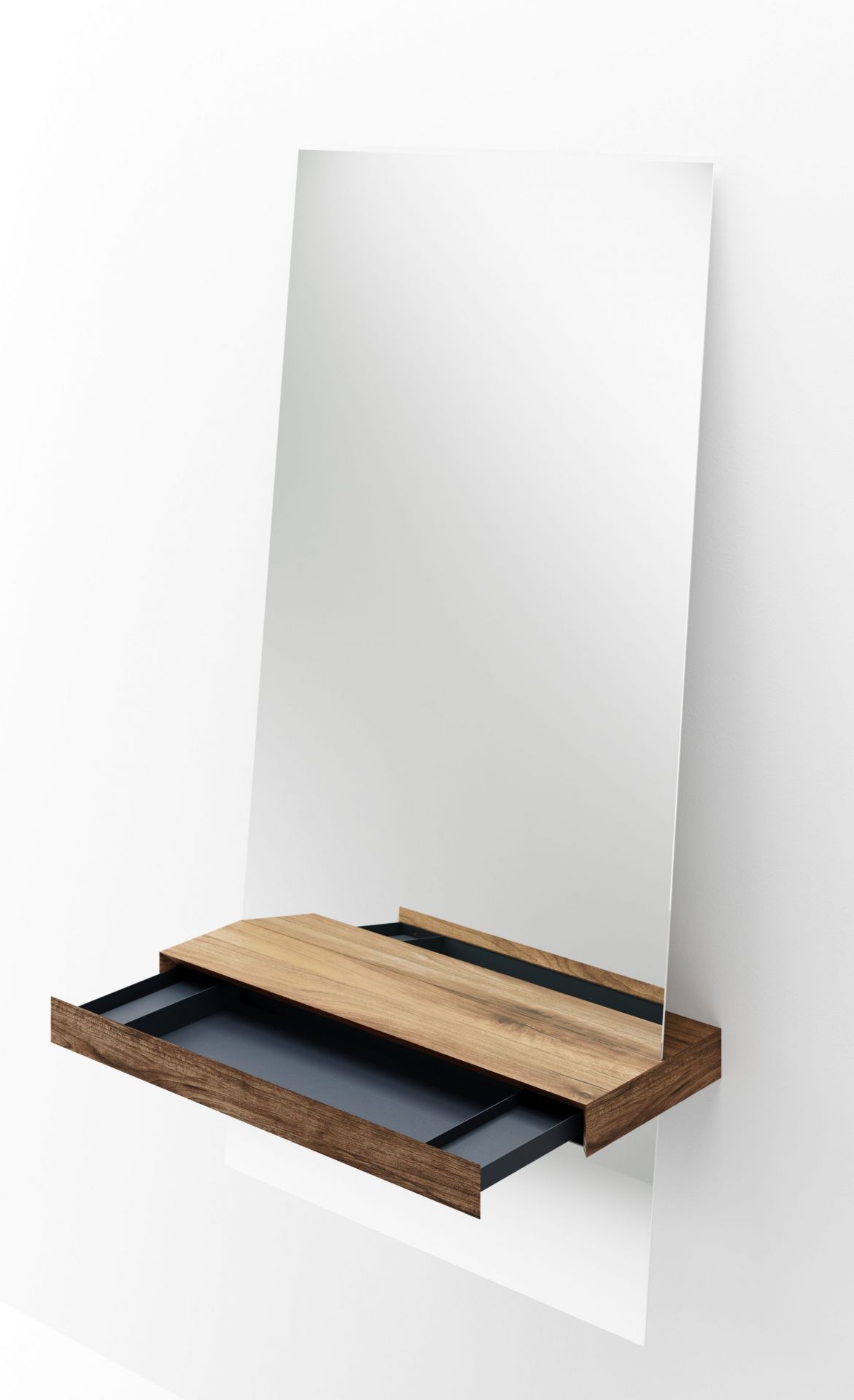 Guillotine Rectangulaire Miroir rectangulaire Noyer PER/USE