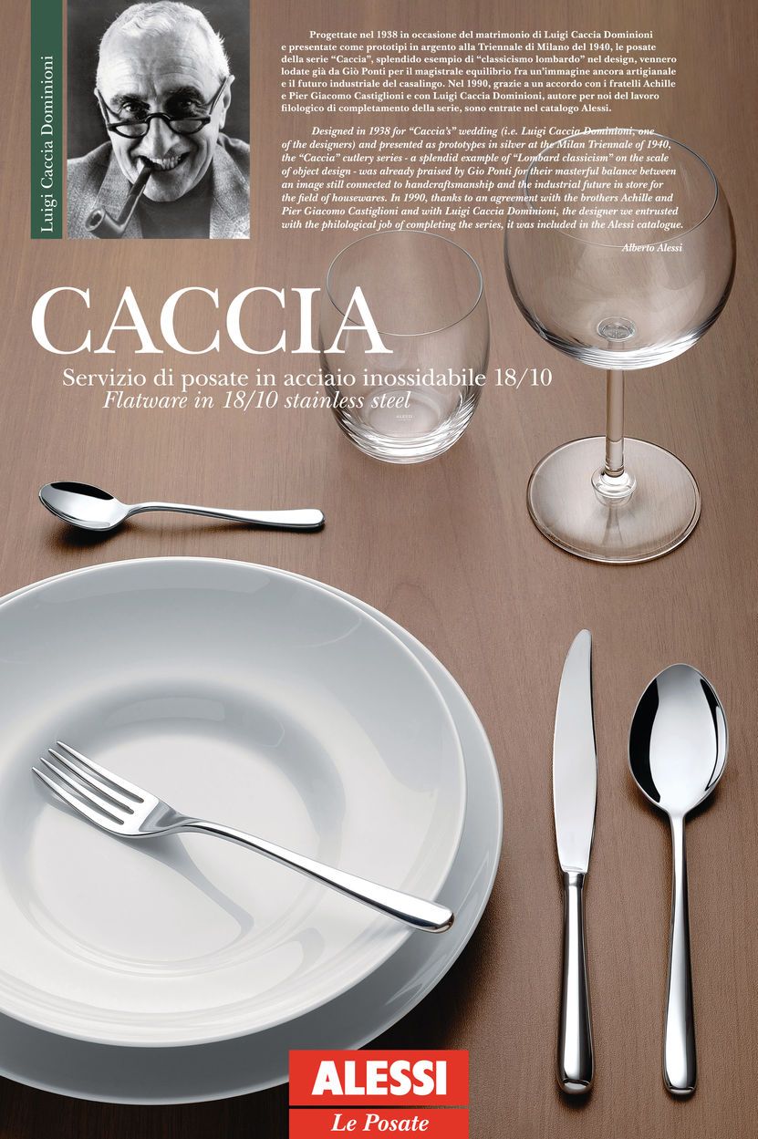Caccia Courtellerie garnir 24tlg. Alessi