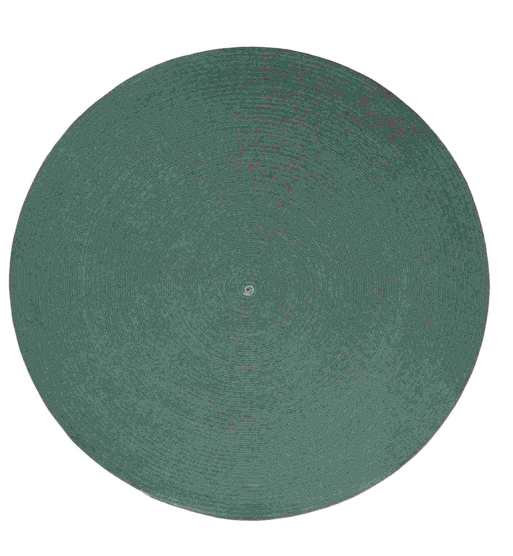 Circle Outdoor Tapis Cane-Line Vert foncé