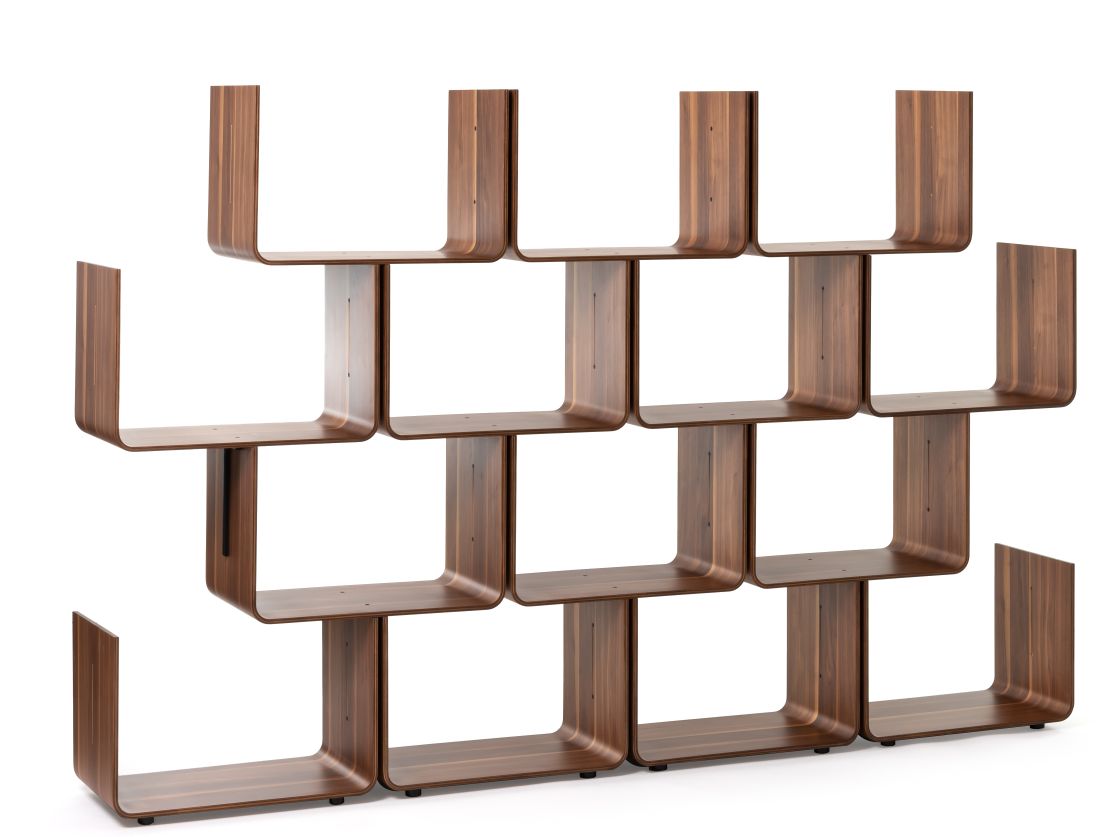 Elysée / Elysee Shelving System Étagère Magis Noyer américain