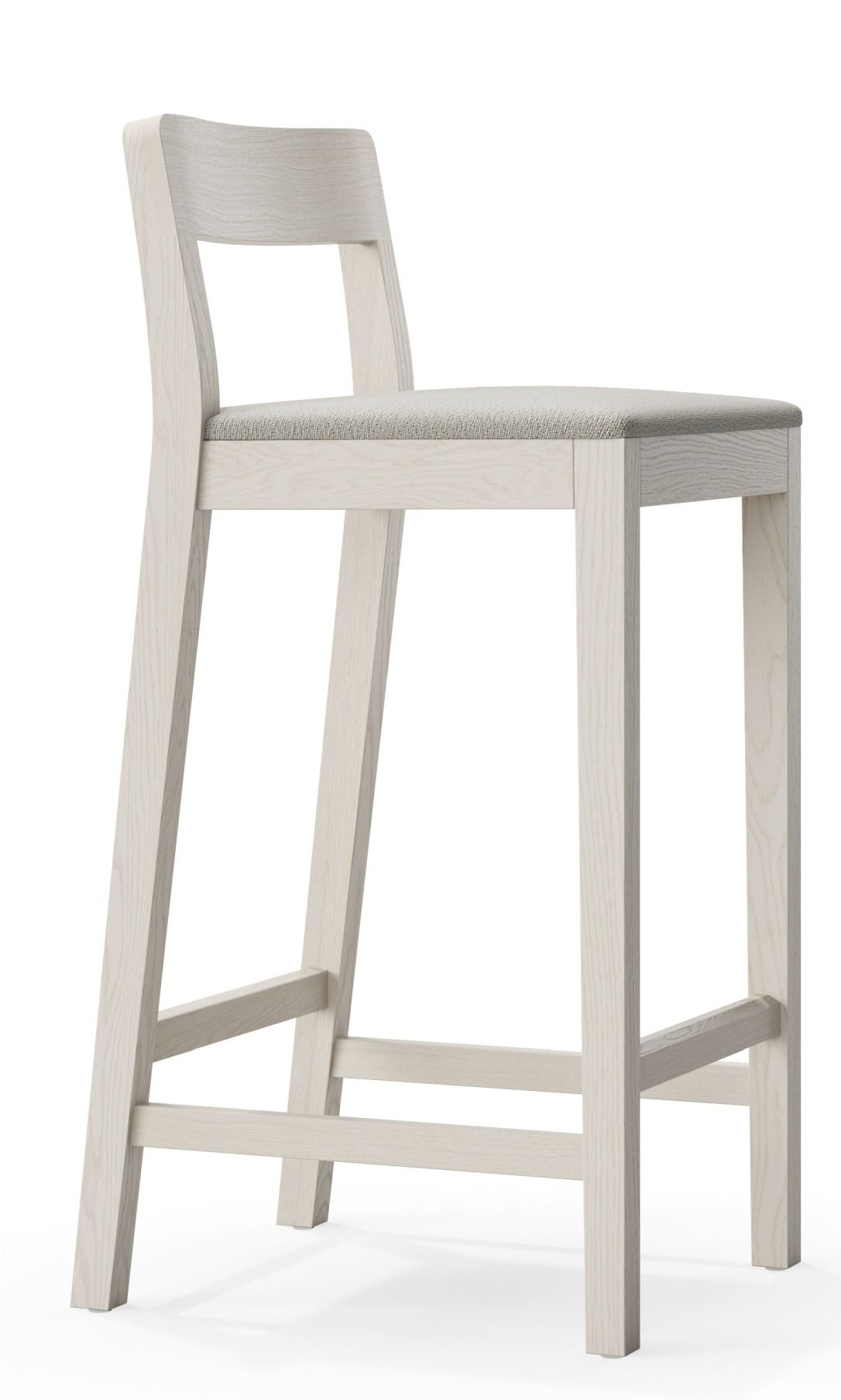 Sit tabouret de bar en bois avec coussin d'assise Zeitraum