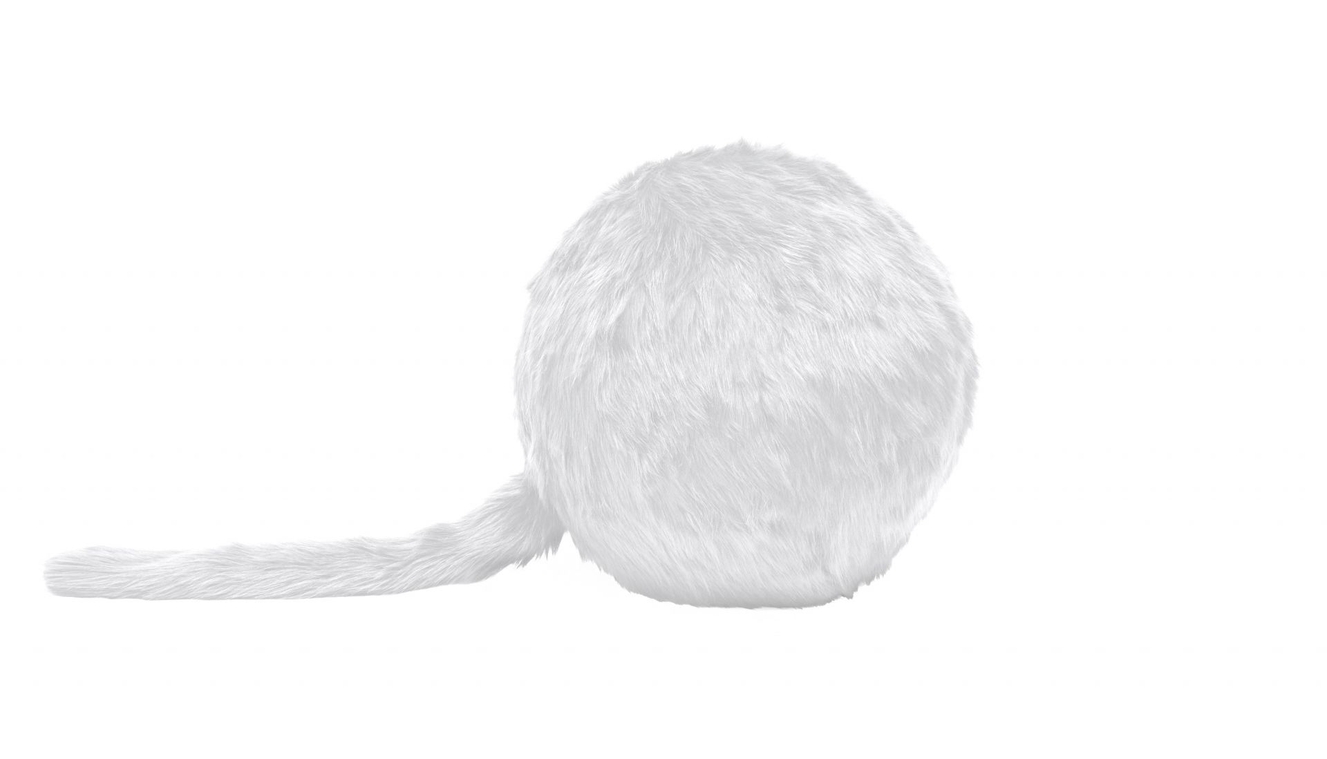 Ron Ron Pouf Blanc Gufram