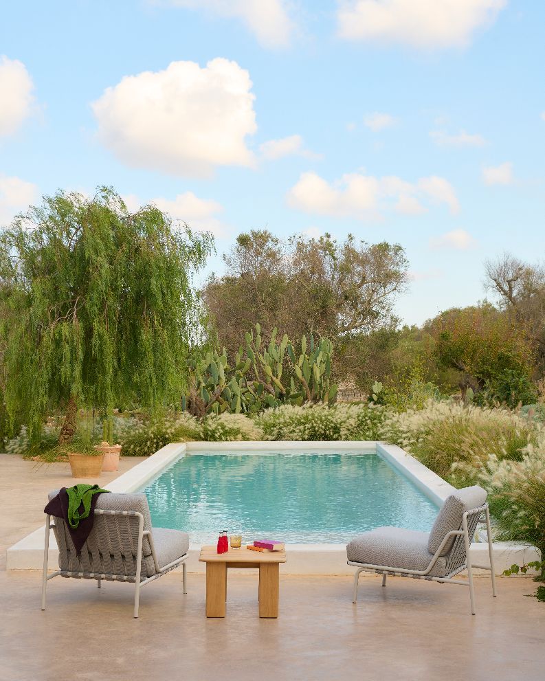 Assemble Coffee Table Table basse 55x55 cm Teck Outdoor Muuto 