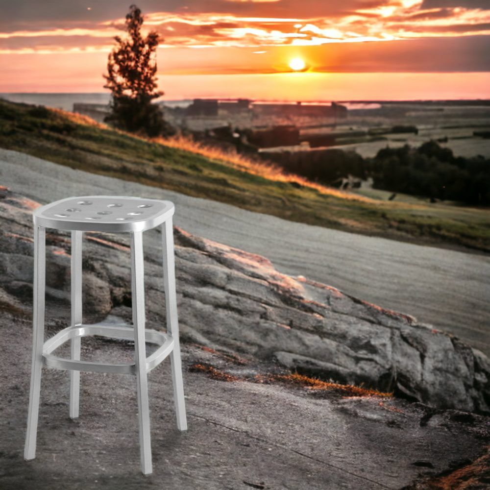 1 Inch All Aluminium Barstool Emeco 